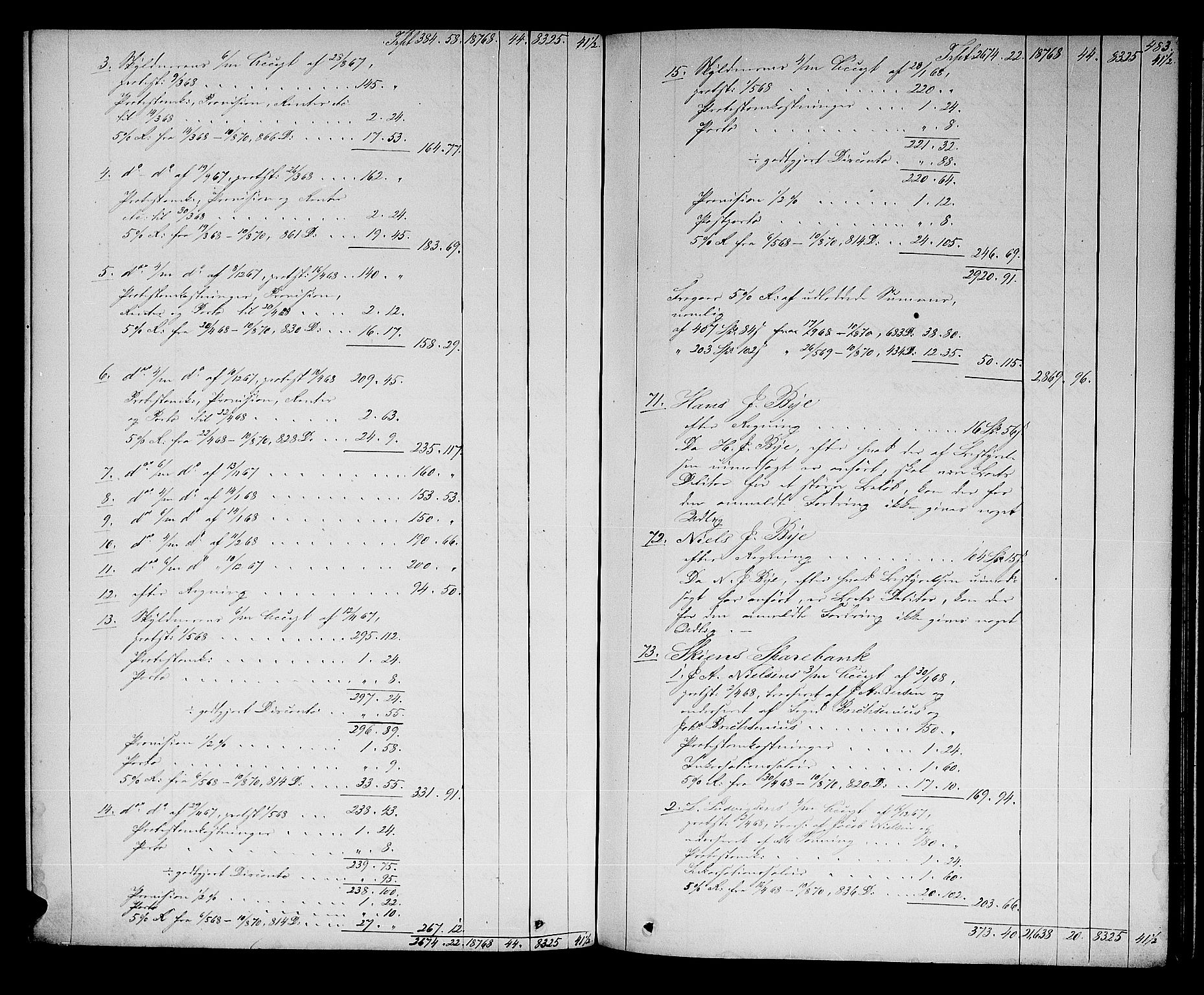Skien byfogd, AV/SAKO-A-219/H/Hd/L0010: Skifteforhandlingsprotokoll, 1862-1880, p. 482-483