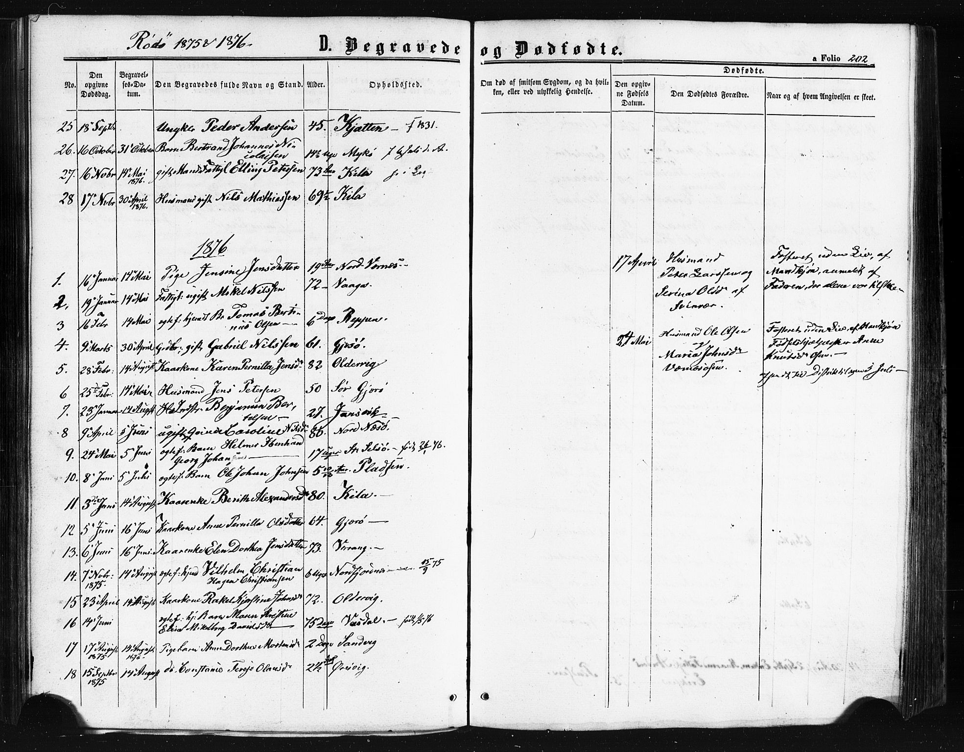 Ministerialprotokoller, klokkerbøker og fødselsregistre - Nordland, SAT/A-1459/841/L0607: Parish register (official) no. 841A11 /1, 1863-1877, p. 202