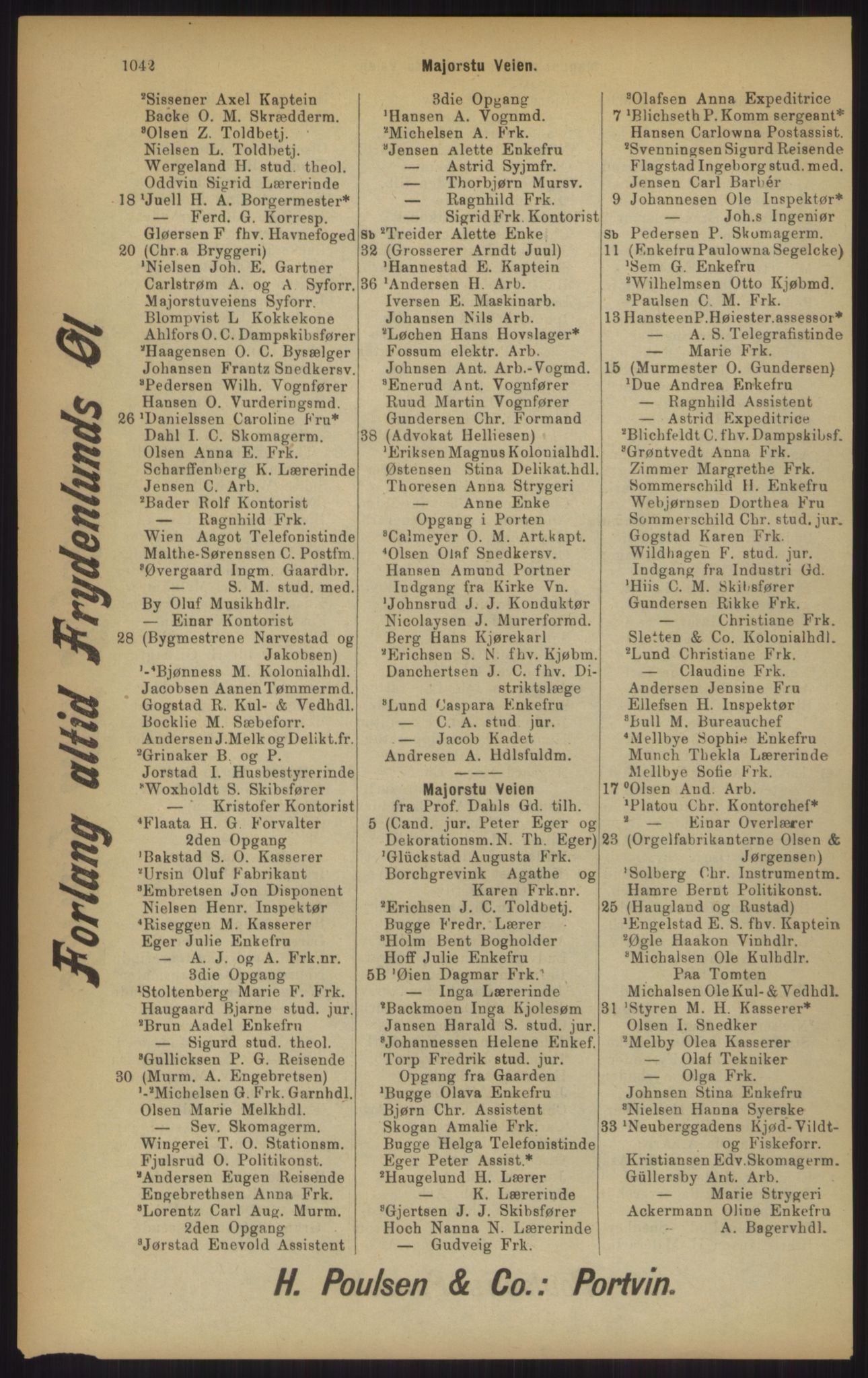 Kristiania/Oslo adressebok, PUBL/-, 1902, p. 1042