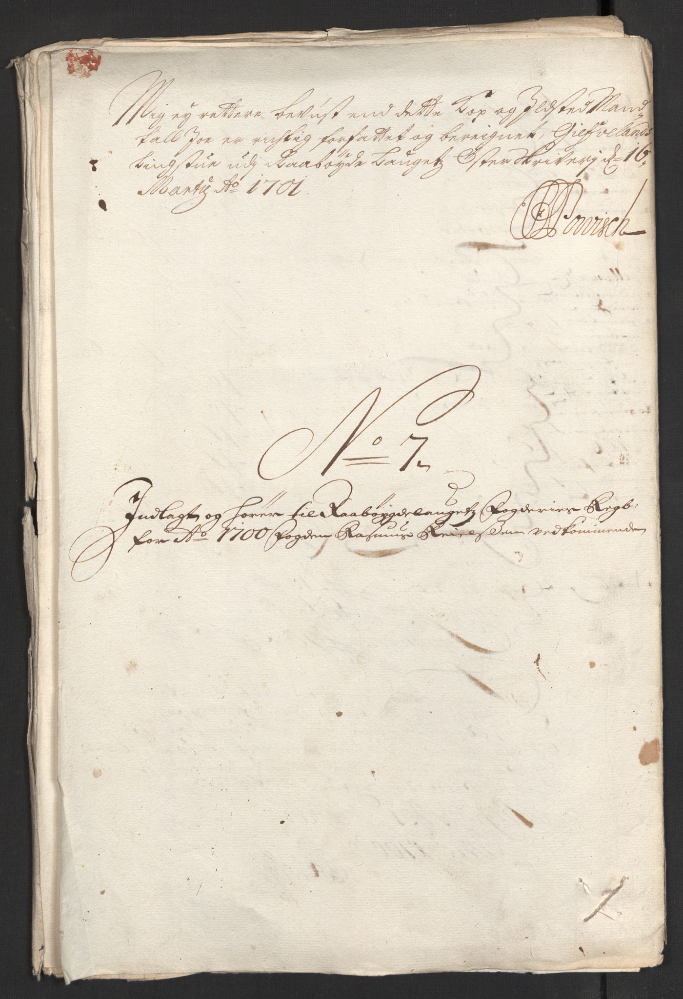 Rentekammeret inntil 1814, Reviderte regnskaper, Fogderegnskap, AV/RA-EA-4092/R40/L2446: Fogderegnskap Råbyggelag, 1700-1702, p. 61