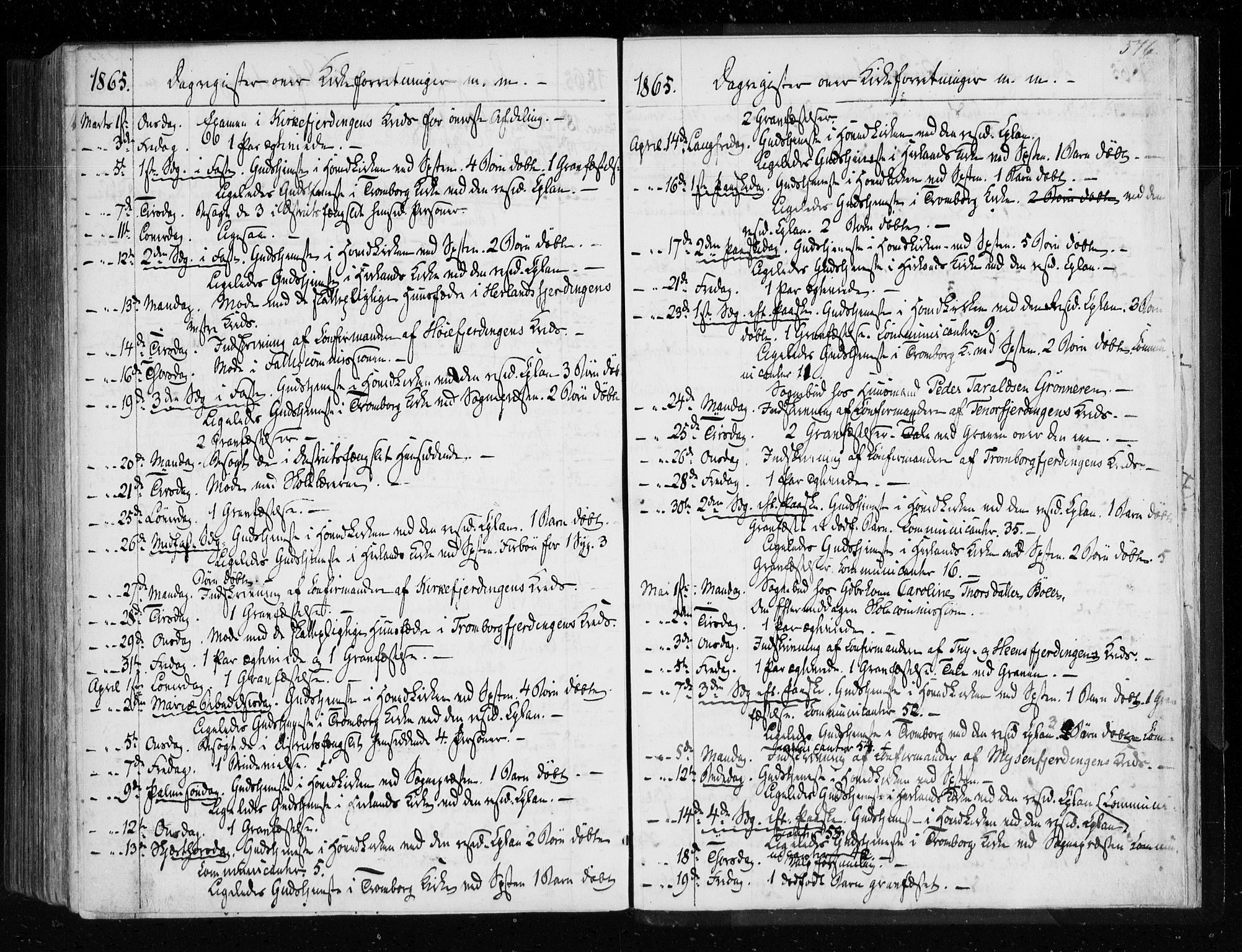 Eidsberg prestekontor Kirkebøker, AV/SAO-A-10905/F/Fa/L0010.b: Parish register (official) no. I 10B, 1857-1866, p. 576