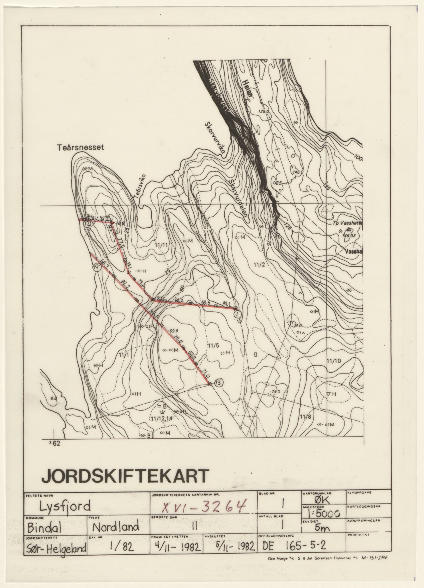 Jordskifteverkets kartarkiv, AV/RA-S-3929/T, 1859-1988, p. 4263