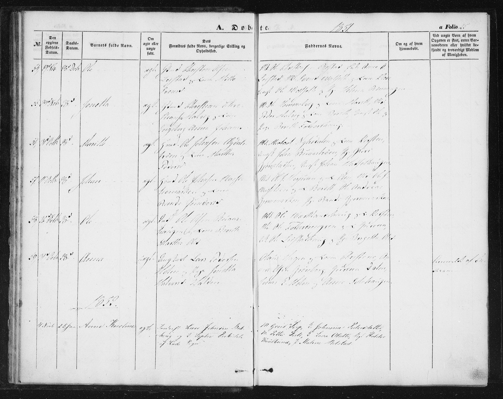 Ministerialprotokoller, klokkerbøker og fødselsregistre - Sør-Trøndelag, SAT/A-1456/616/L0407: Parish register (official) no. 616A04, 1848-1856, p. 25