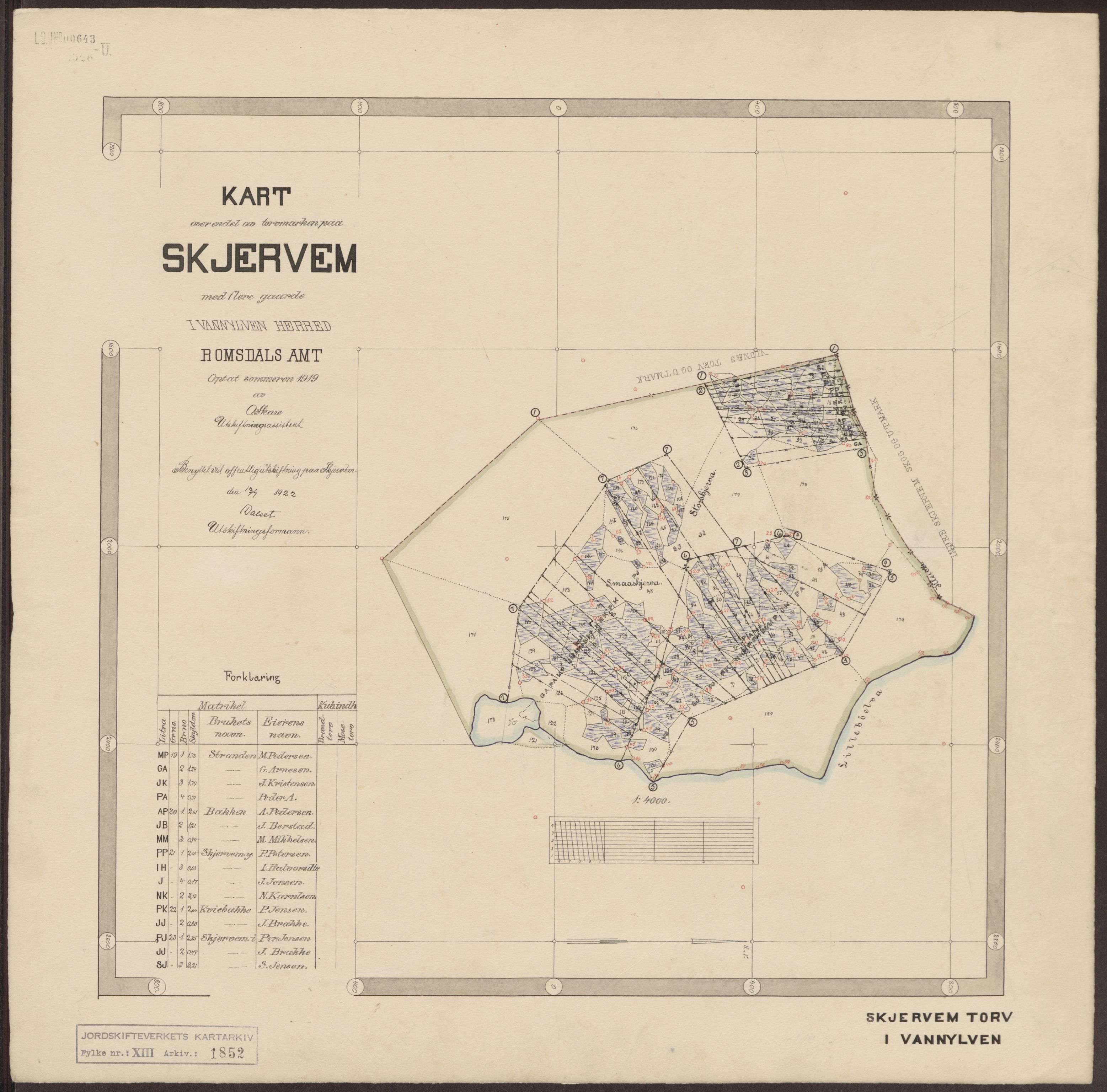Jordskifteverkets kartarkiv, AV/RA-S-3929/T, 1859-1988, p. 2235