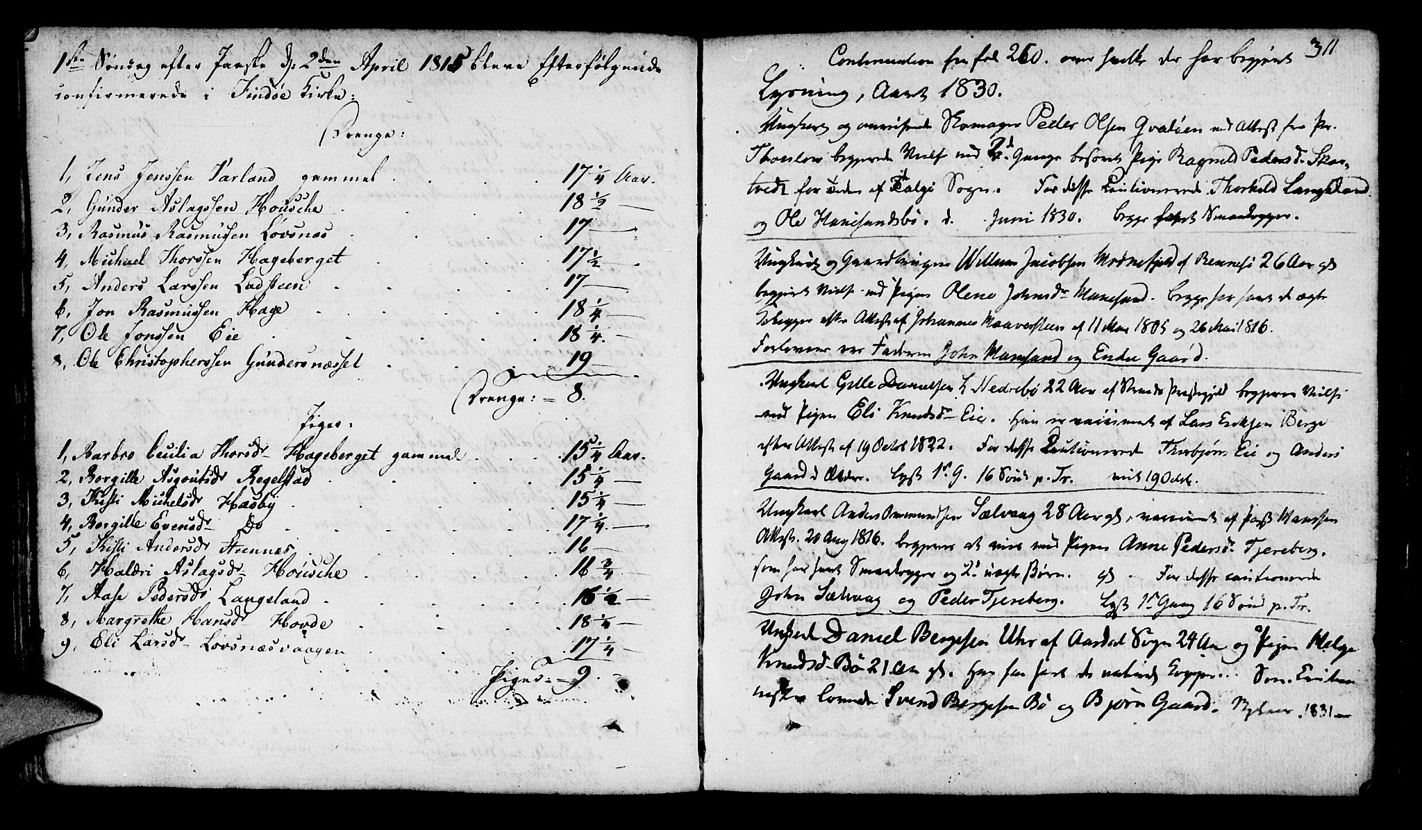 Finnøy sokneprestkontor, SAST/A-101825/H/Ha/Haa/L0005: Parish register (official) no. A 5, 1773-1816, p. 311