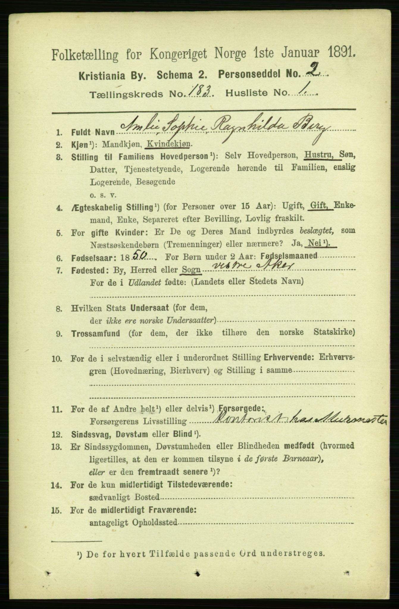 RA, 1891 census for 0301 Kristiania, 1891, p. 109259