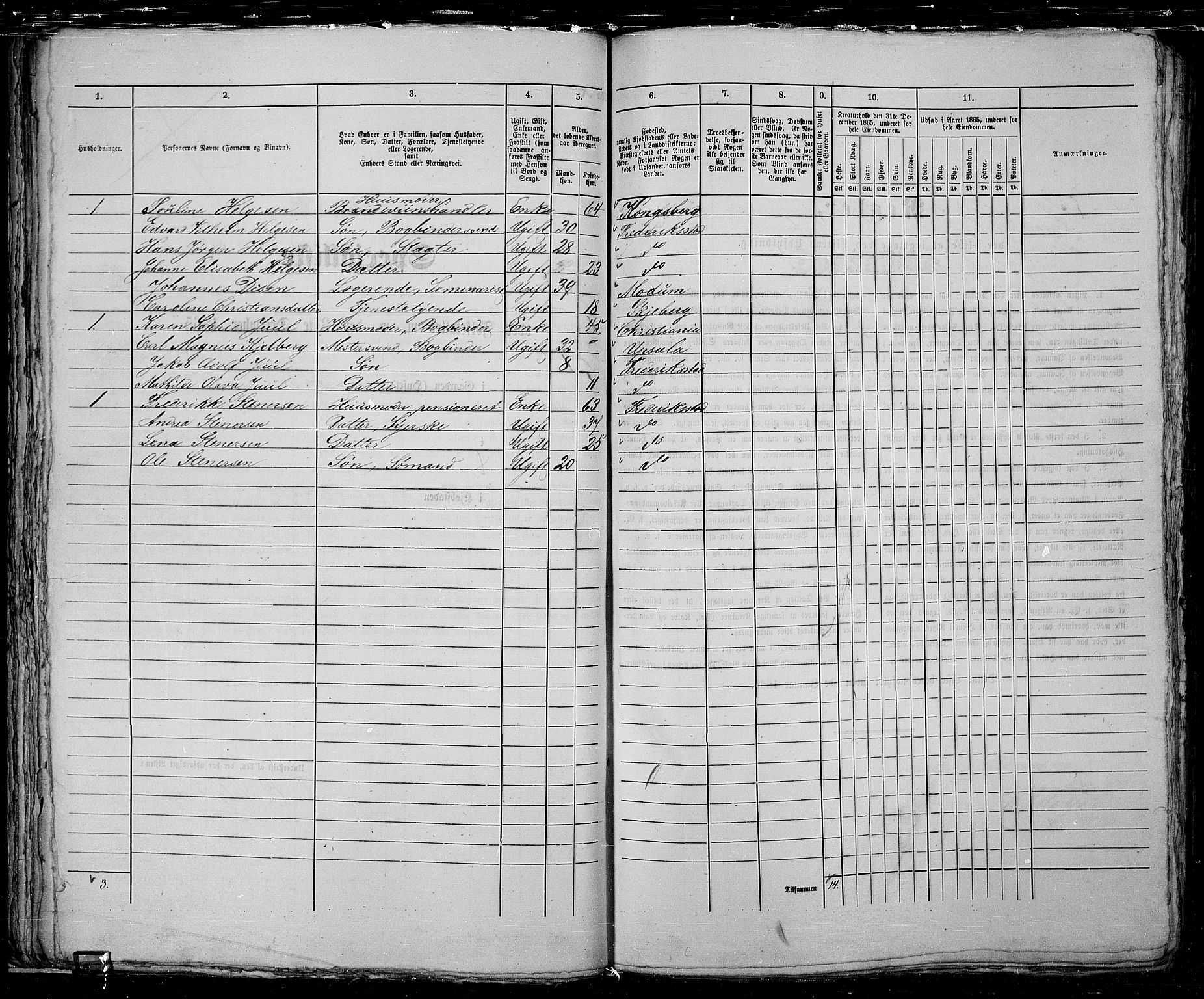 RA, 1865 census for Fredrikstad/Fredrikstad, 1865, p. 74