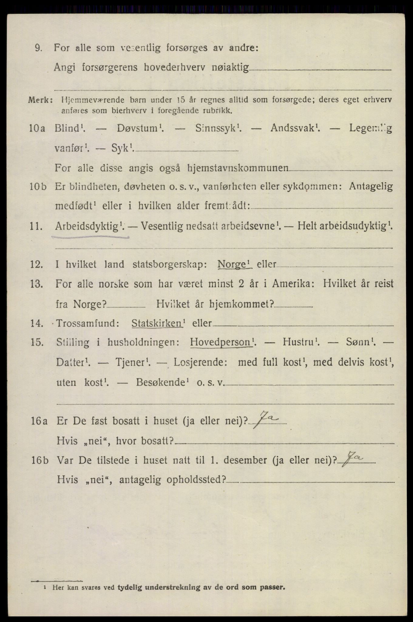 SAKO, 1920 census for Siljan, 1920, p. 2382