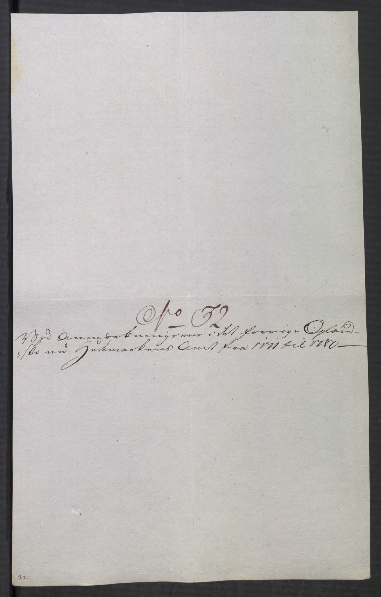 Rentekammeret inntil 1814, Reviderte regnskaper, Mindre regnskaper, AV/RA-EA-4068/Rb/L0014: Opplands amt, 1771-1779, p. 739