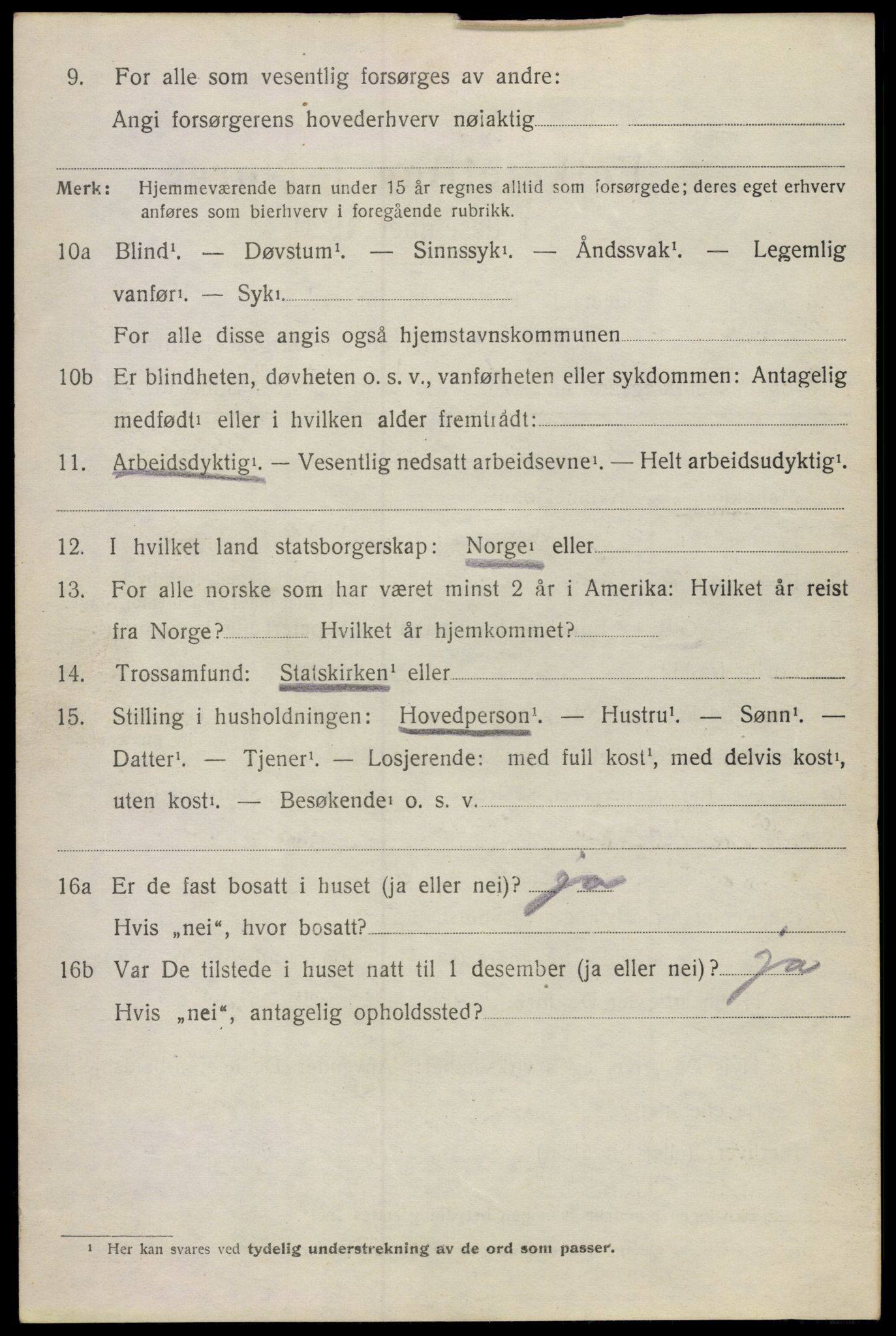 SAO, 1920 census for Våler, 1920, p. 1395