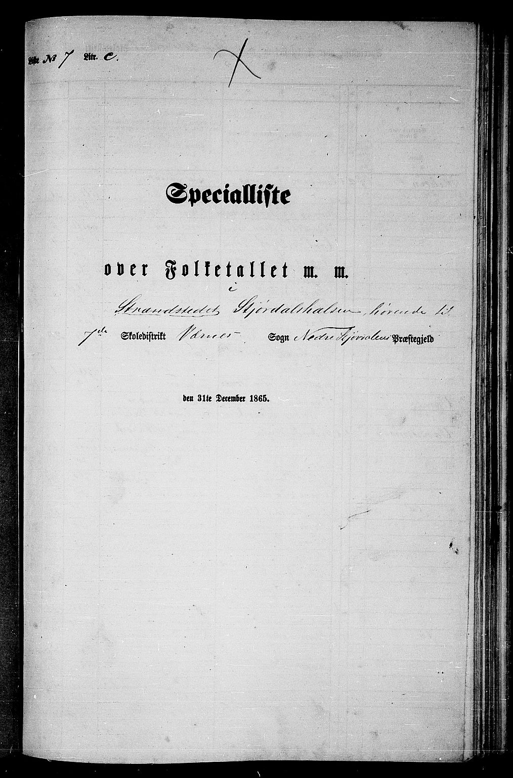 RA, 1865 census for Nedre Stjørdal, 1865, p. 151