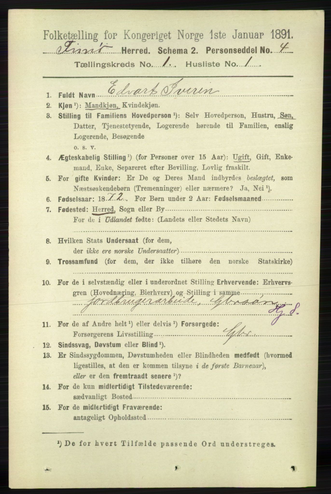 RA, 1891 census for 1141 Finnøy, 1891, p. 56