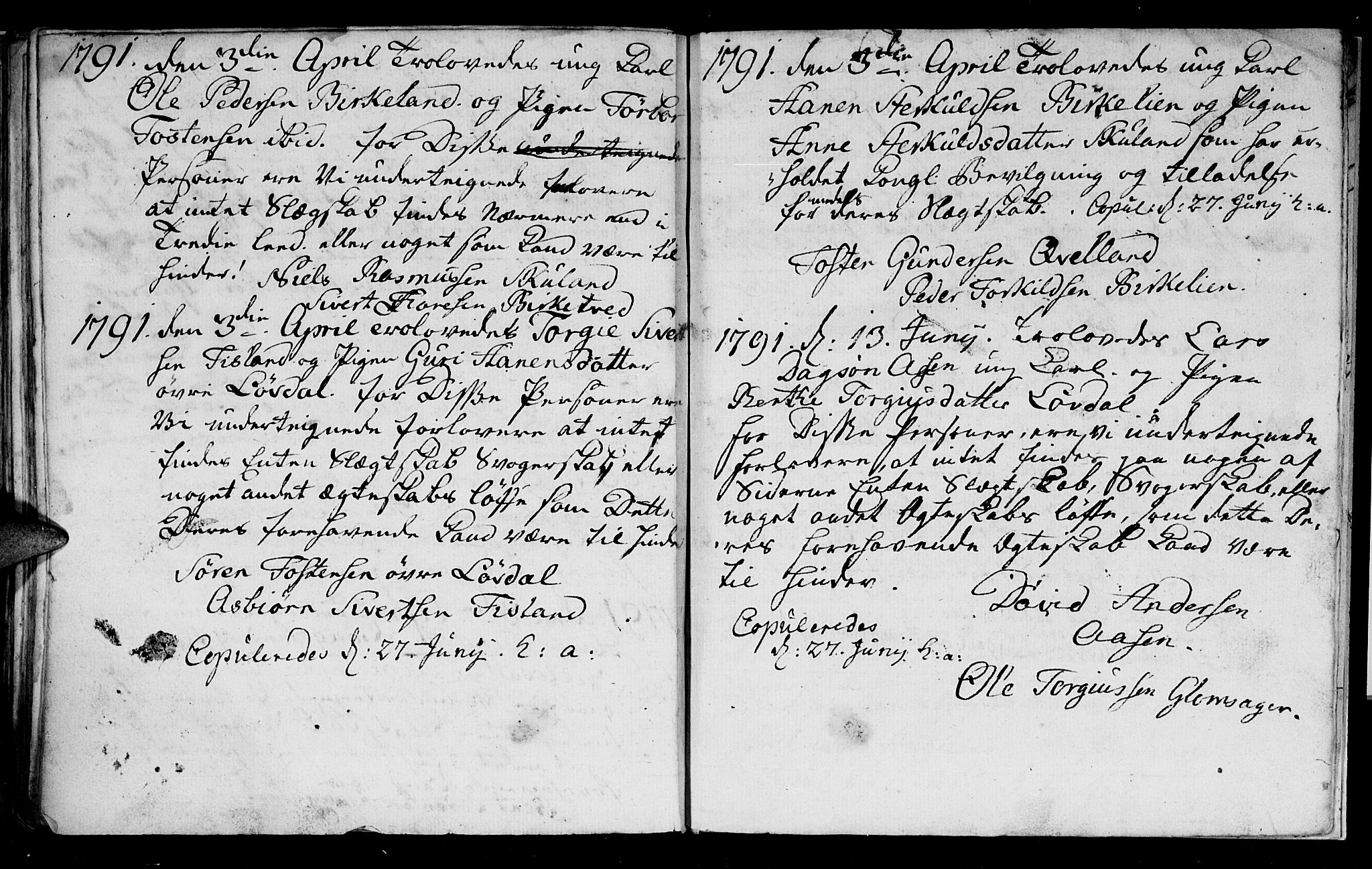 Holum sokneprestkontor, AV/SAK-1111-0022/F/Fa/Fab/L0002: Parish register (official) no. A 2, 1753-1798, p. 42