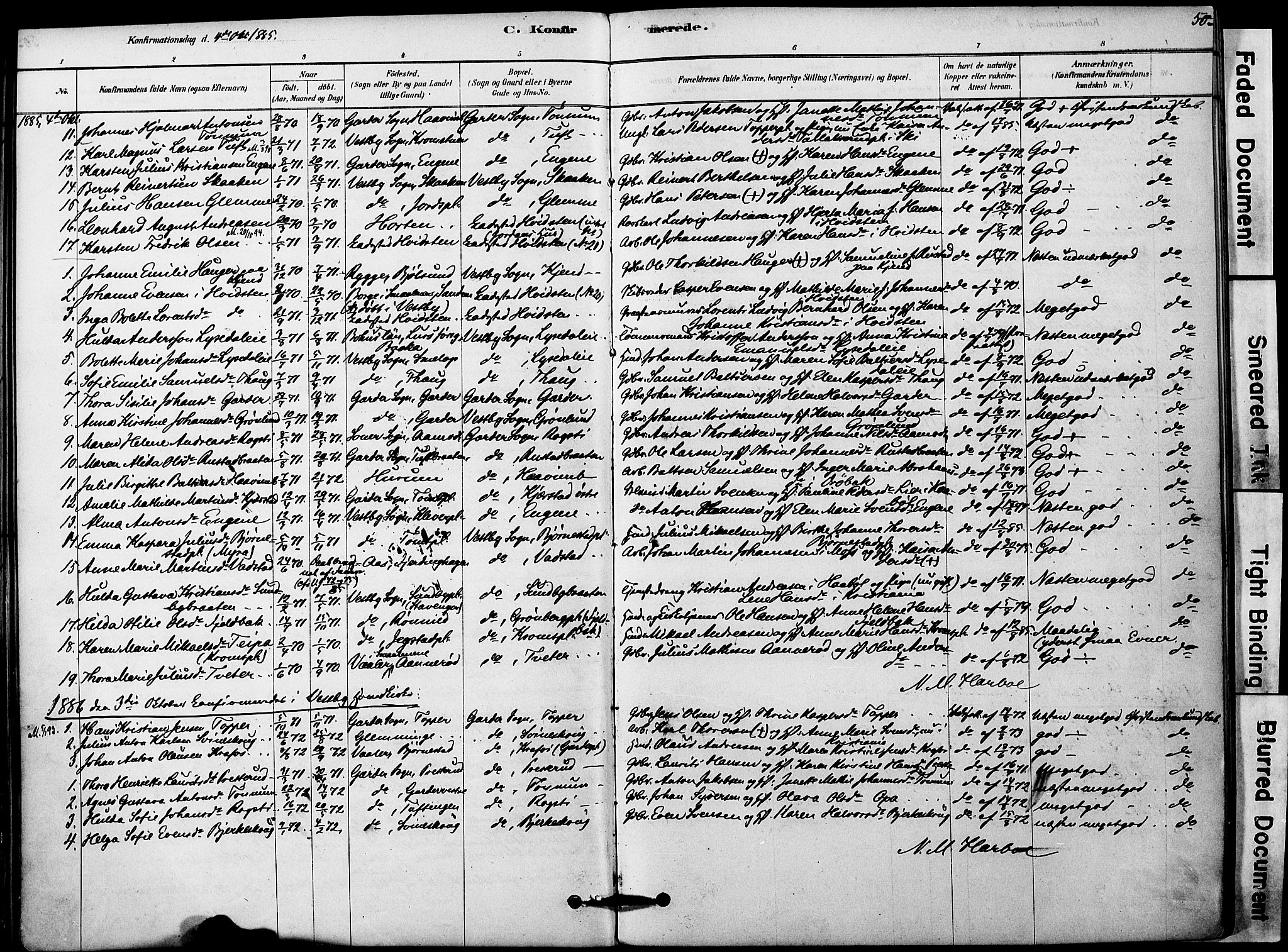 Vestby prestekontor Kirkebøker, SAO/A-10893/F/Fa/L0011: Parish register (official) no. I 11, 1878-1913, p. 50