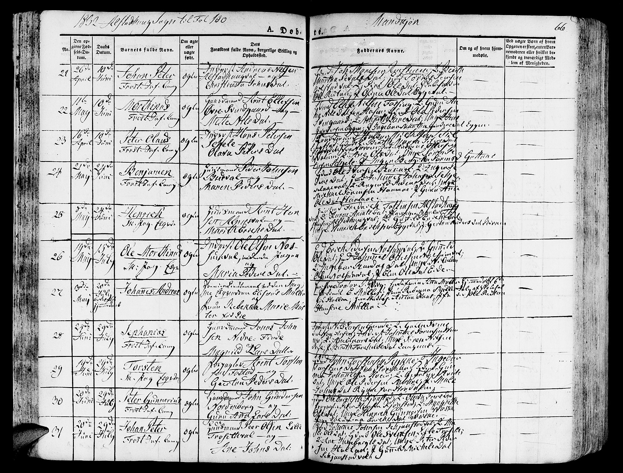 Ministerialprotokoller, klokkerbøker og fødselsregistre - Nord-Trøndelag, SAT/A-1458/717/L0152: Parish register (official) no. 717A05 /1, 1825-1836, p. 66