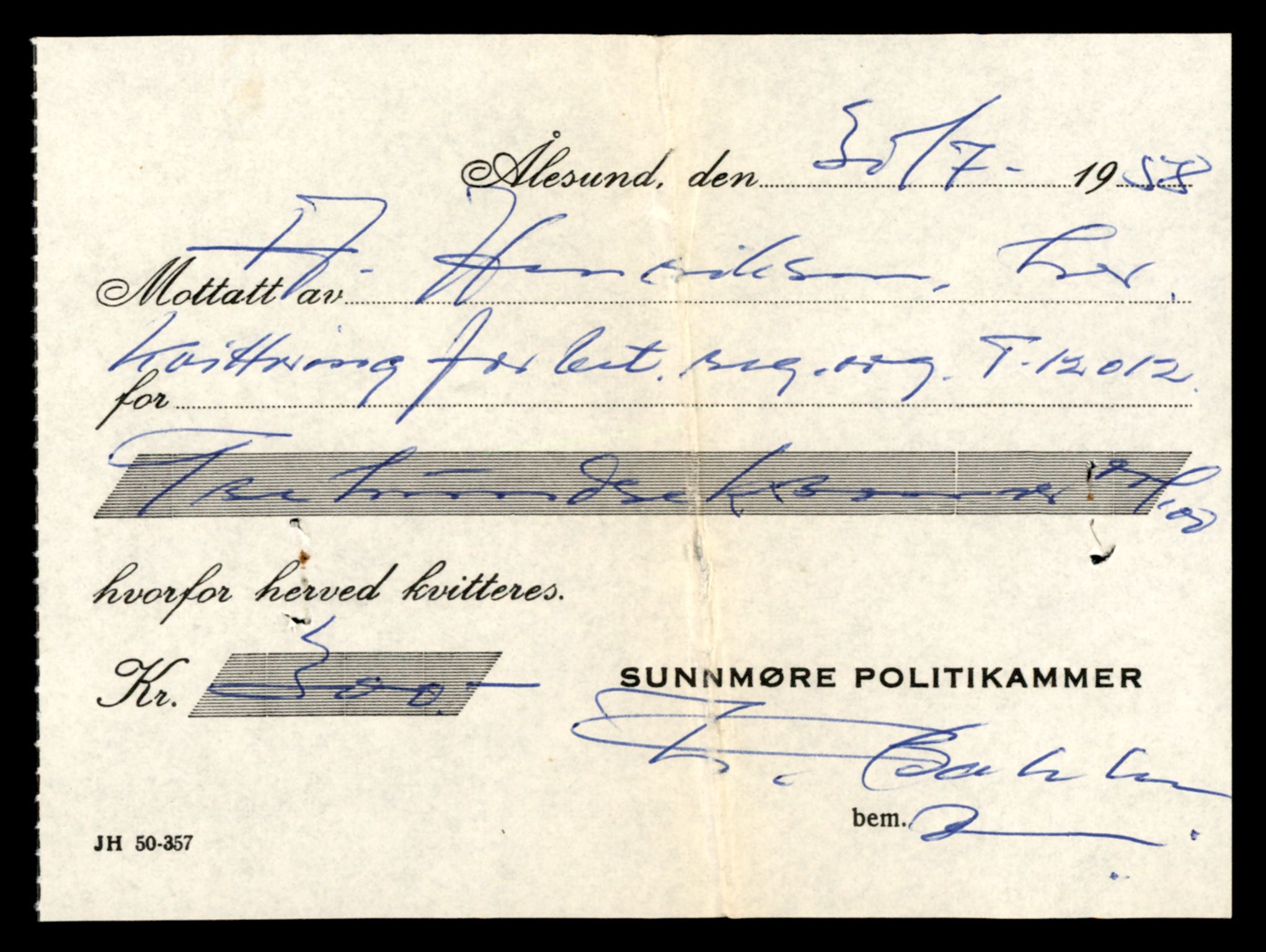 Møre og Romsdal vegkontor - Ålesund trafikkstasjon, AV/SAT-A-4099/F/Fe/L0036: Registreringskort for kjøretøy T 12831 - T 13030, 1927-1998, p. 955