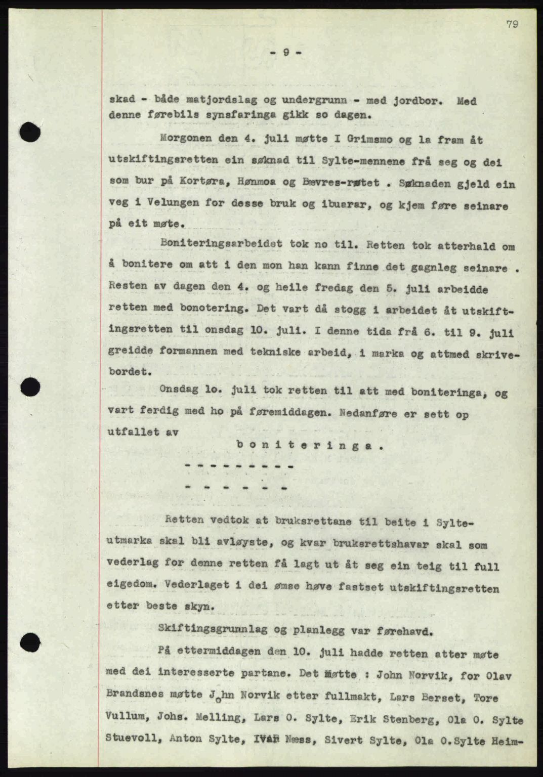 Nordmøre sorenskriveri, AV/SAT-A-4132/1/2/2Ca: Mortgage book no. A81, 1937-1937, Diary no: : 588/1937