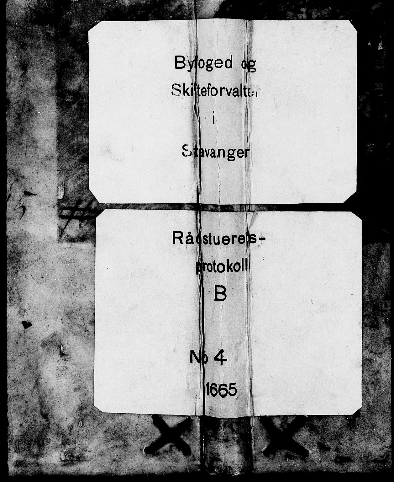 Stavanger byfogd, AV/SAST-A-101408/001/3/30/30BB/L0004: Rådsturettprotokoll, 1665