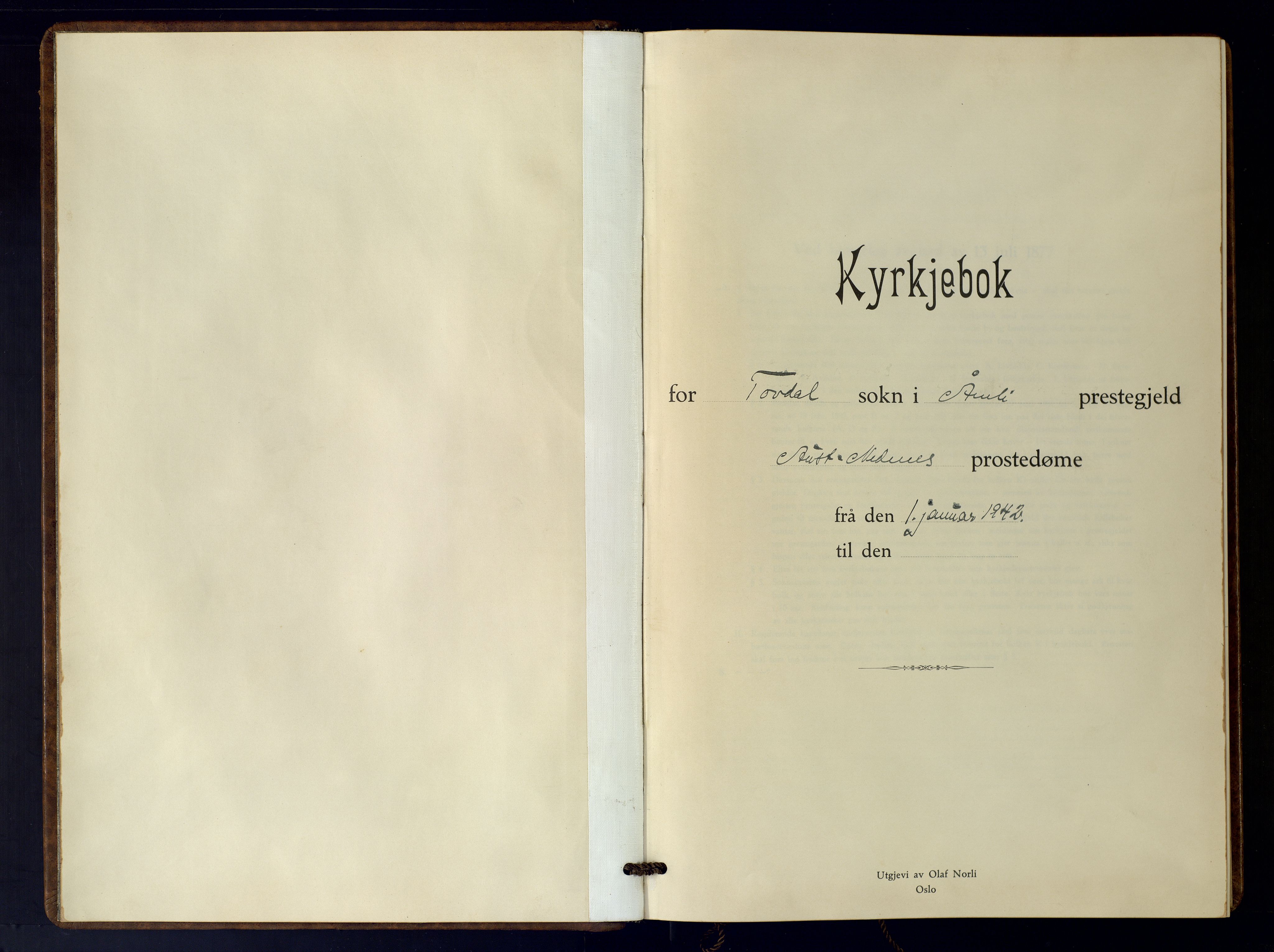 Åmli sokneprestkontor, SAK/1111-0050/F/Fb/Fbb/L0004: Parish register (copy) no. B-4, 1942-1975