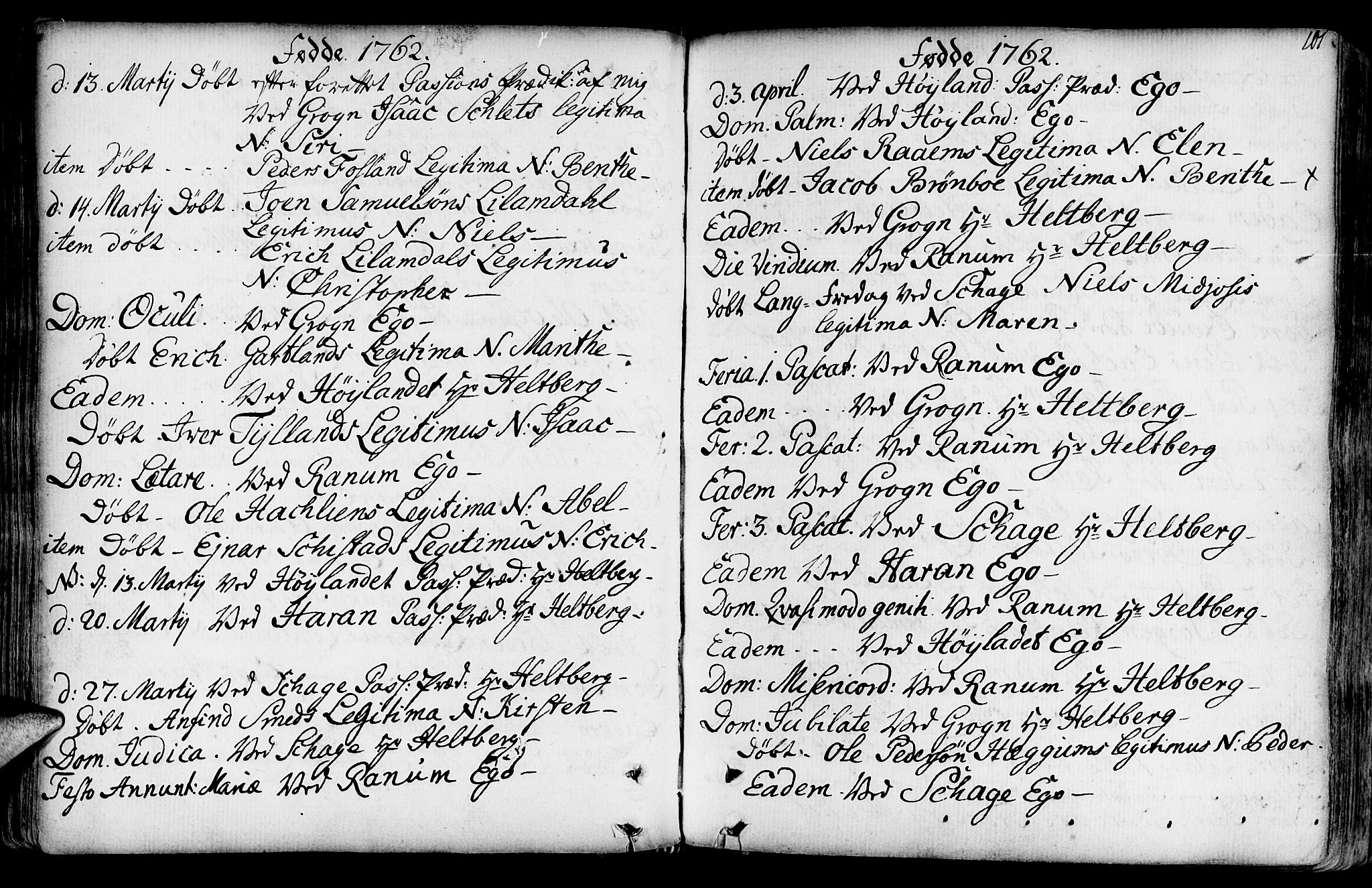 Ministerialprotokoller, klokkerbøker og fødselsregistre - Nord-Trøndelag, SAT/A-1458/764/L0542: Parish register (official) no. 764A02, 1748-1779, p. 101