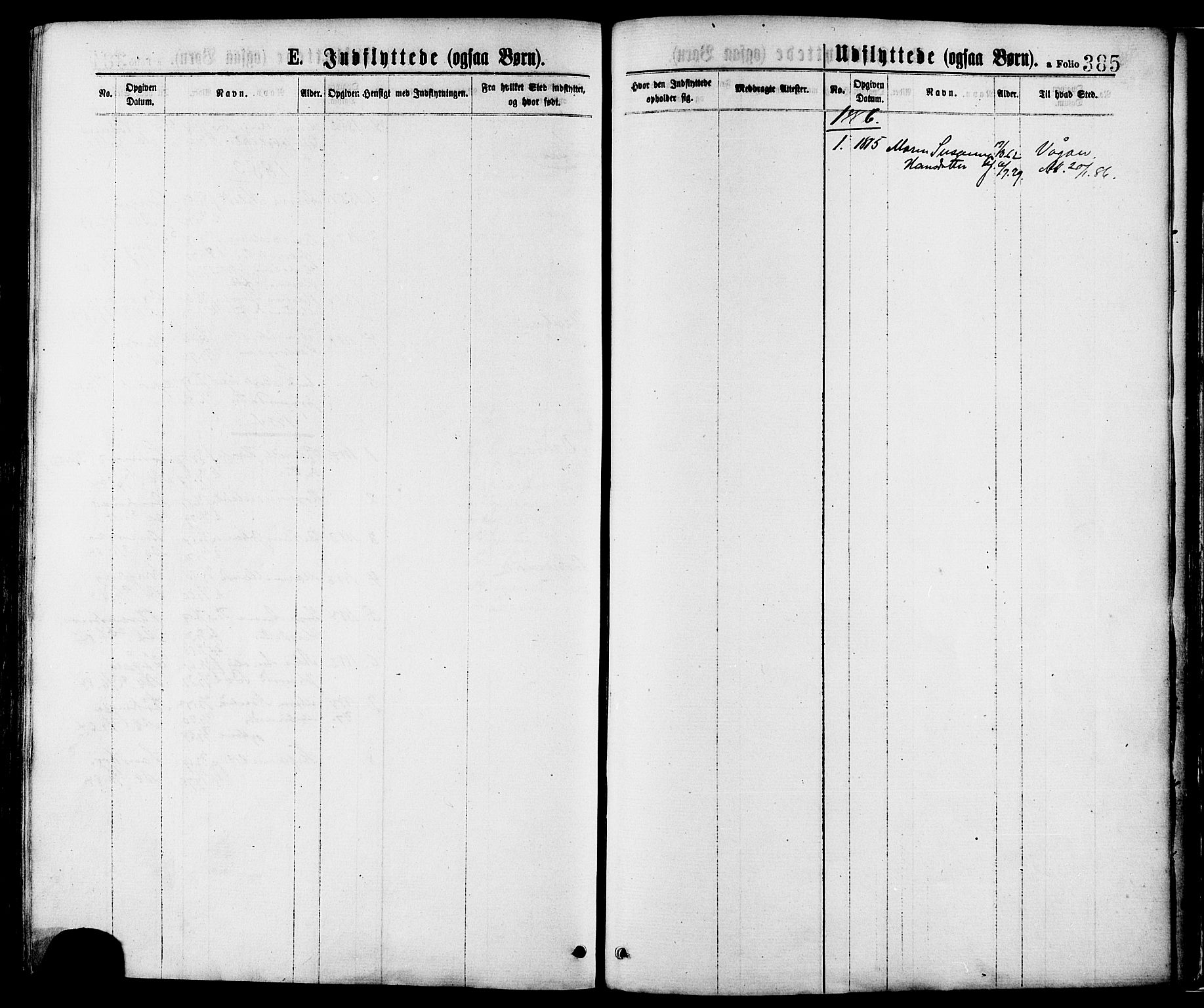 Ministerialprotokoller, klokkerbøker og fødselsregistre - Nordland, SAT/A-1459/863/L0897: Parish register (official) no. 863A09, 1872-1886, p. 385