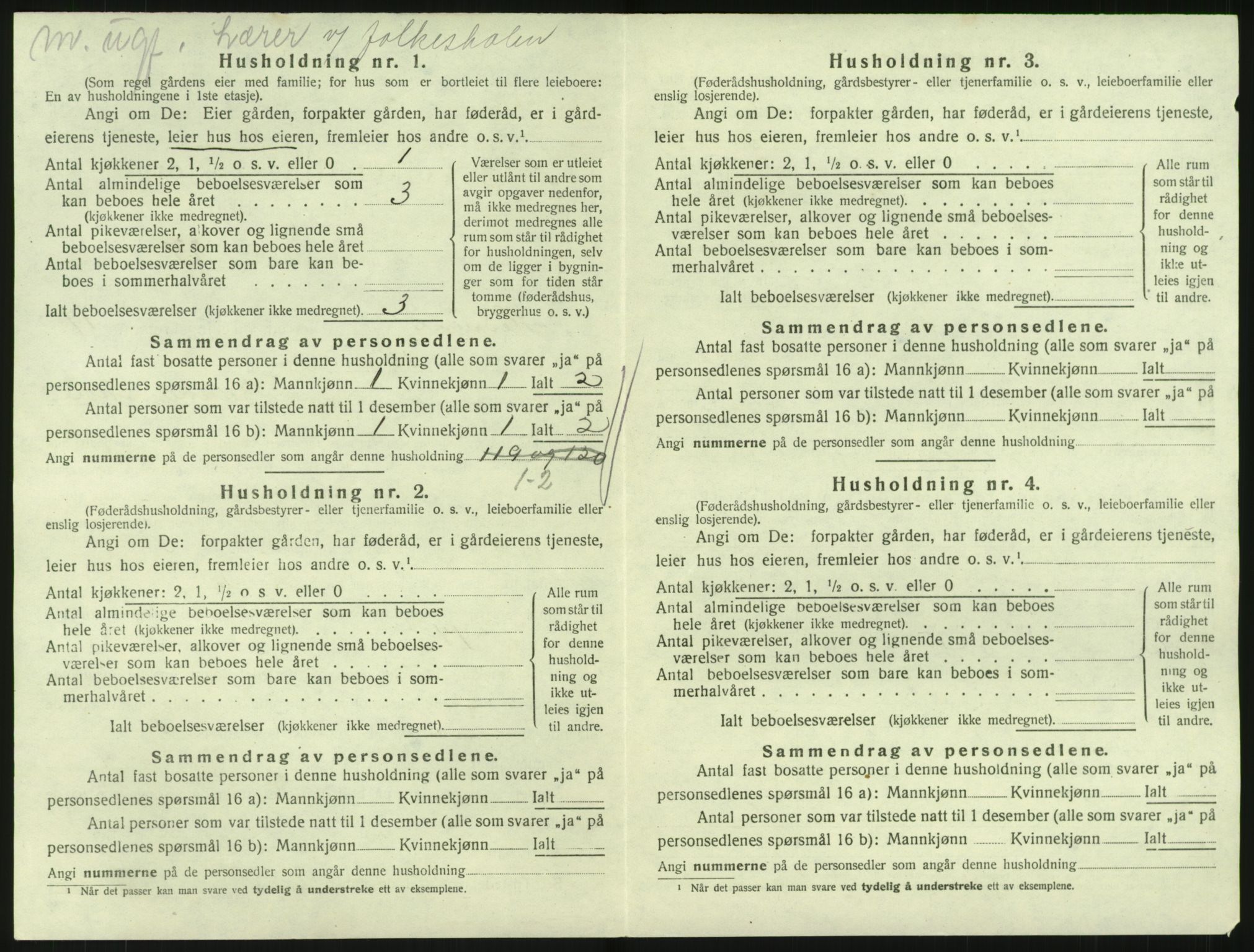 SAKO, 1920 census for Hedrum, 1920, p. 1562