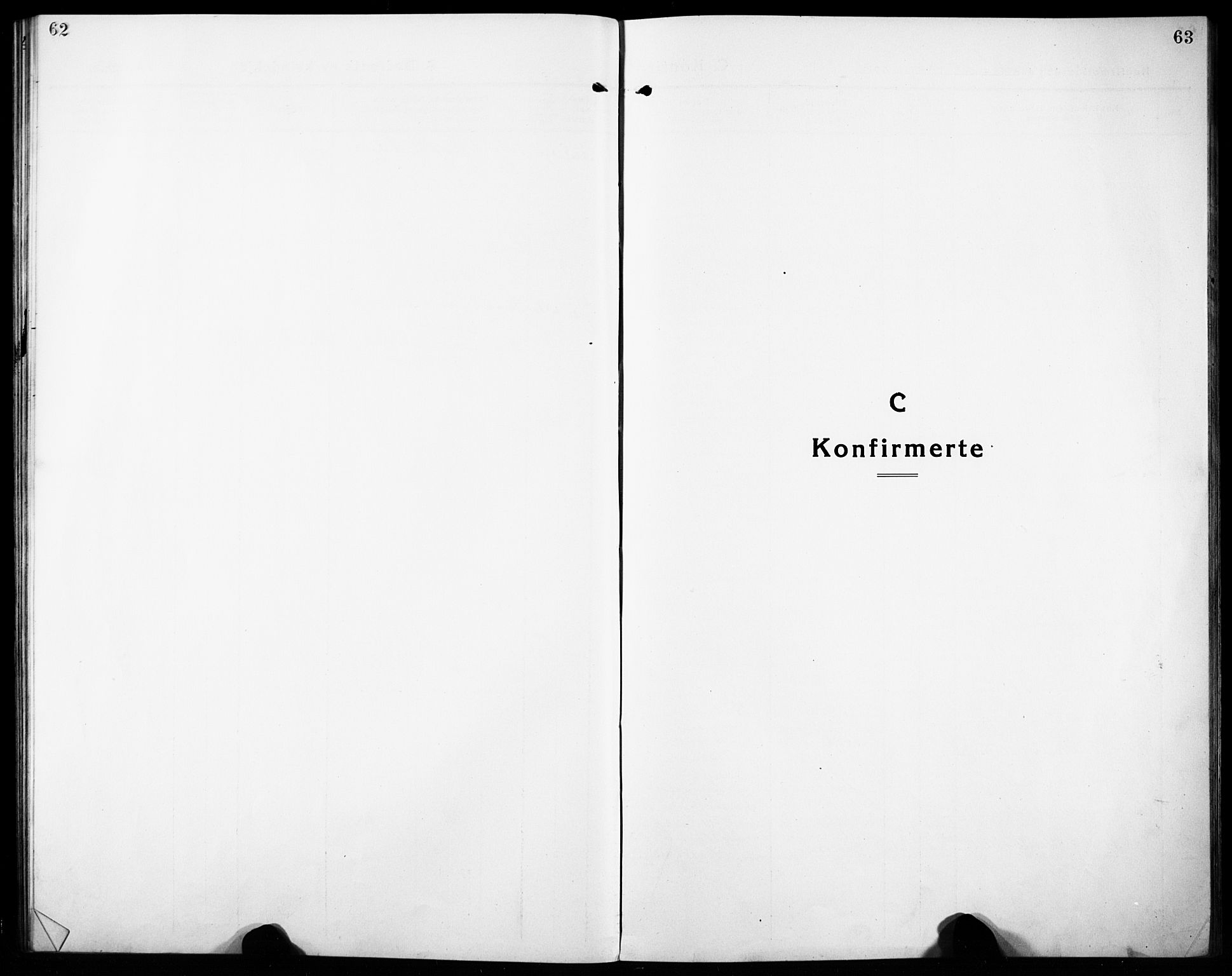 Nord-Audnedal sokneprestkontor, SAK/1111-0032/F/Fb/Fba/L0005: Parish register (copy) no. B 5, 1918-1932, p. 62-63