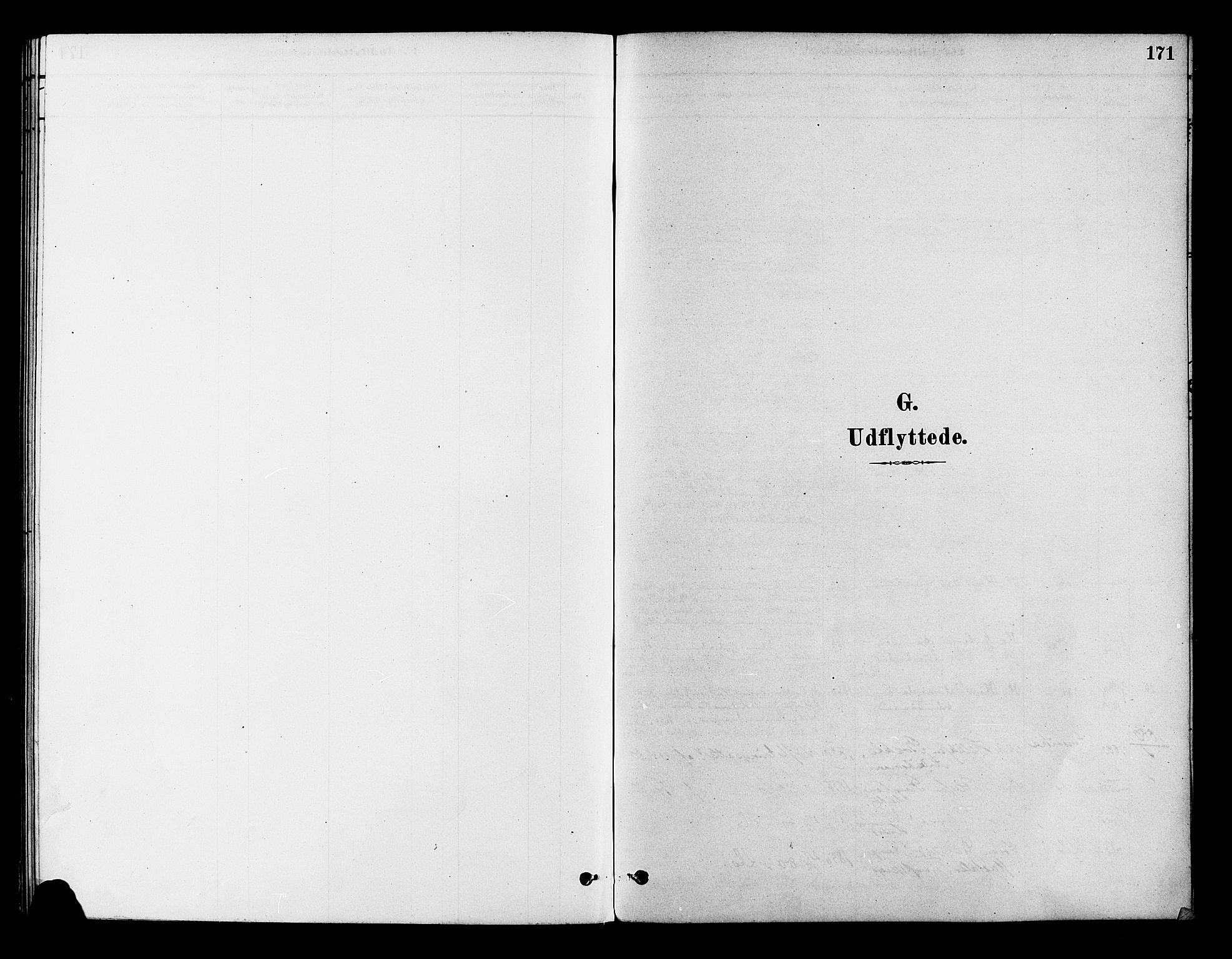 Flesberg kirkebøker, SAKO/A-18/F/Fb/L0001: Parish register (official) no. II 1, 1879-1907, p. 171