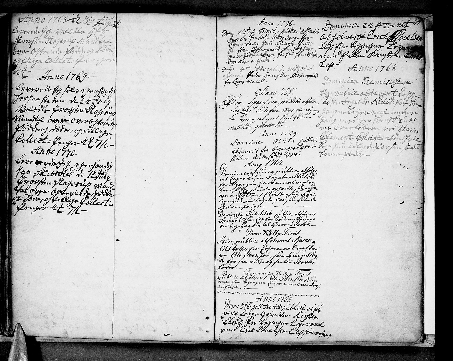 Ministerialprotokoller, klokkerbøker og fødselsregistre - Nordland, SAT/A-1459/847/L0663: Parish register (official) no. 847A03, 1749-1770, p. 67