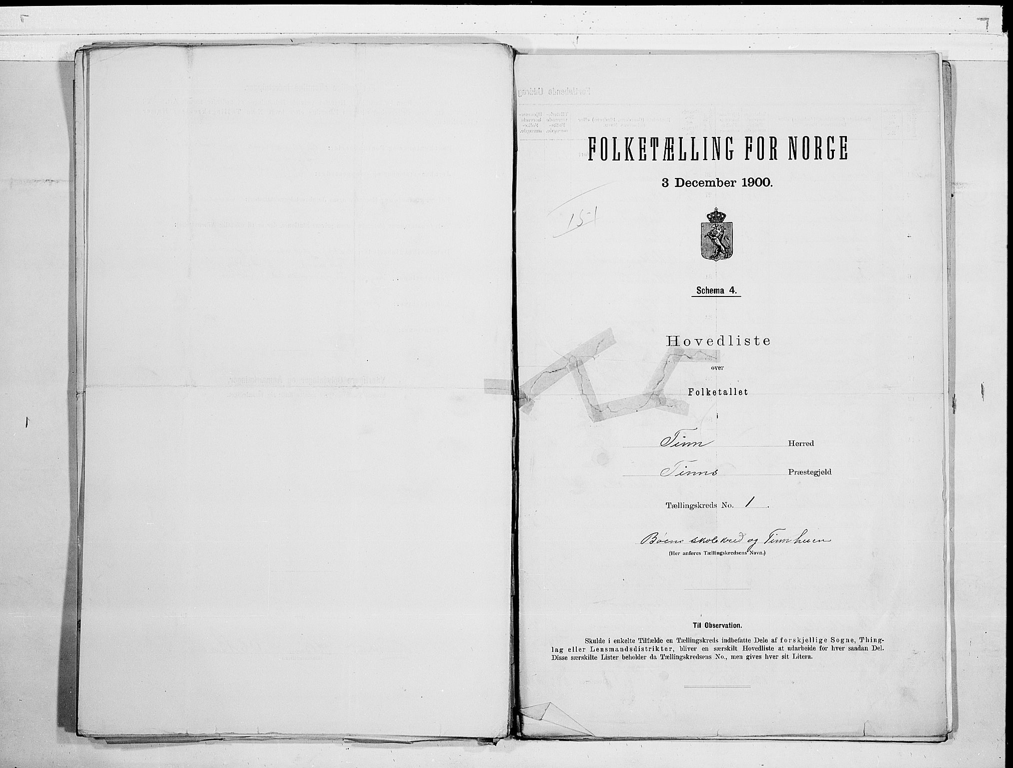 SAKO, 1900 census for Tinn, 1900, p. 4