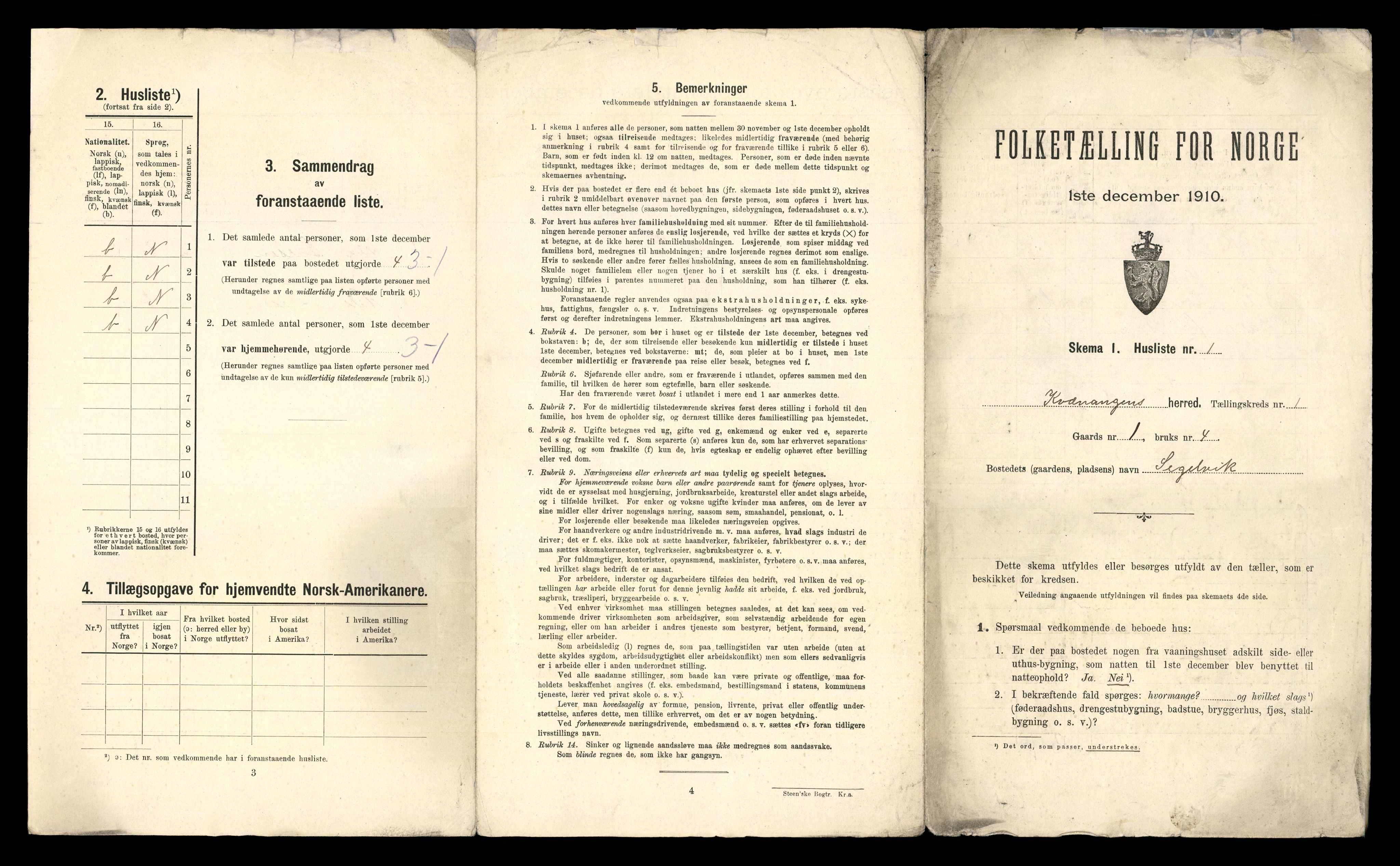 RA, 1910 census for Kvænangen, 1910, p. 24