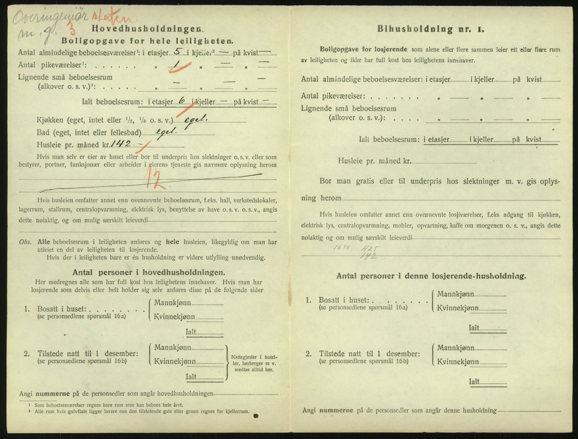 SAO, 1920 census for Kristiania, 1920, p. 111418