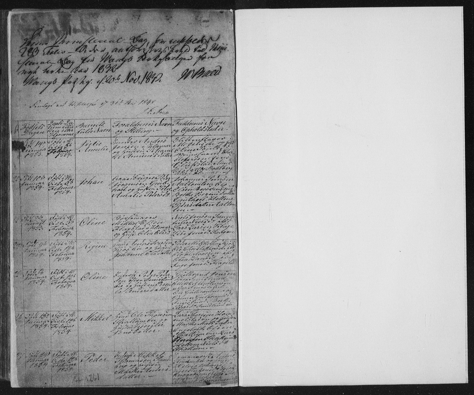 Vang prestekontor, Hedmark, SAH/PREST-008/H/Ha/Hab/L0008: Parish register (copy) no. 8, 1832-1854