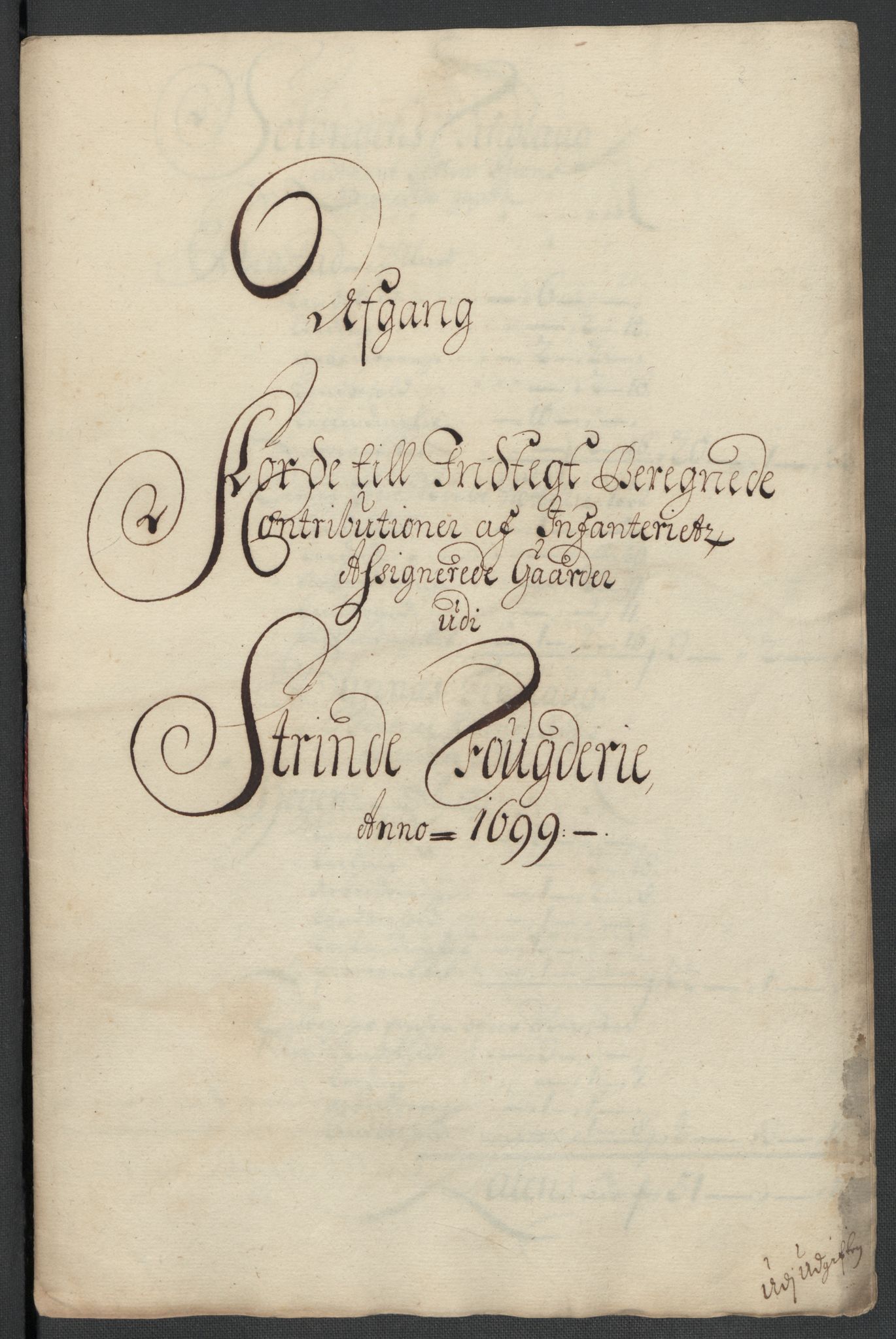 Rentekammeret inntil 1814, Reviderte regnskaper, Fogderegnskap, AV/RA-EA-4092/R61/L4107: Fogderegnskap Strinda og Selbu, 1698-1700, p. 288