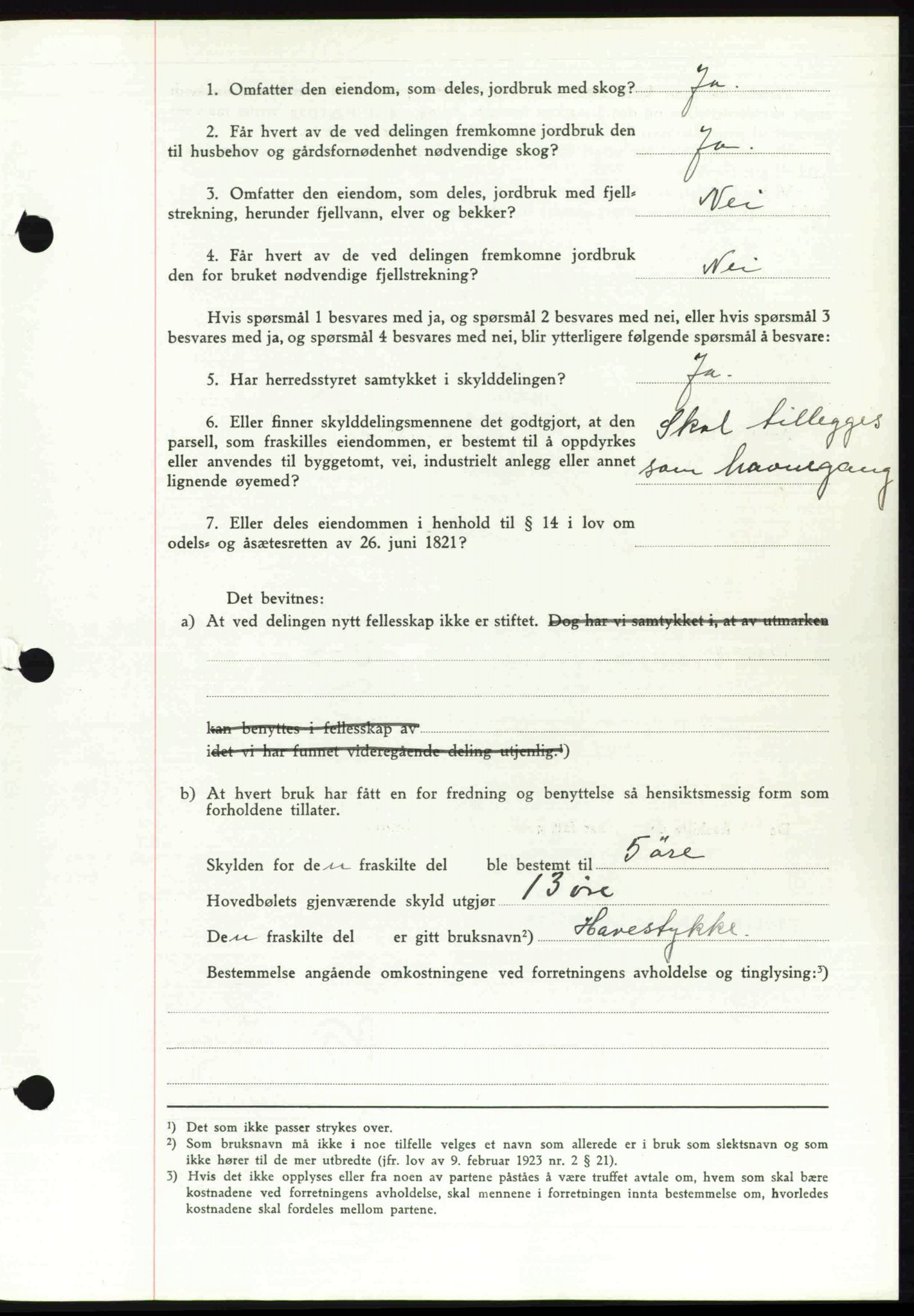 Toten tingrett, SAH/TING-006/H/Hb/Hbc/L0007: Mortgage book no. Hbc-07, 1939-1940, Diary no: : 3385/1939