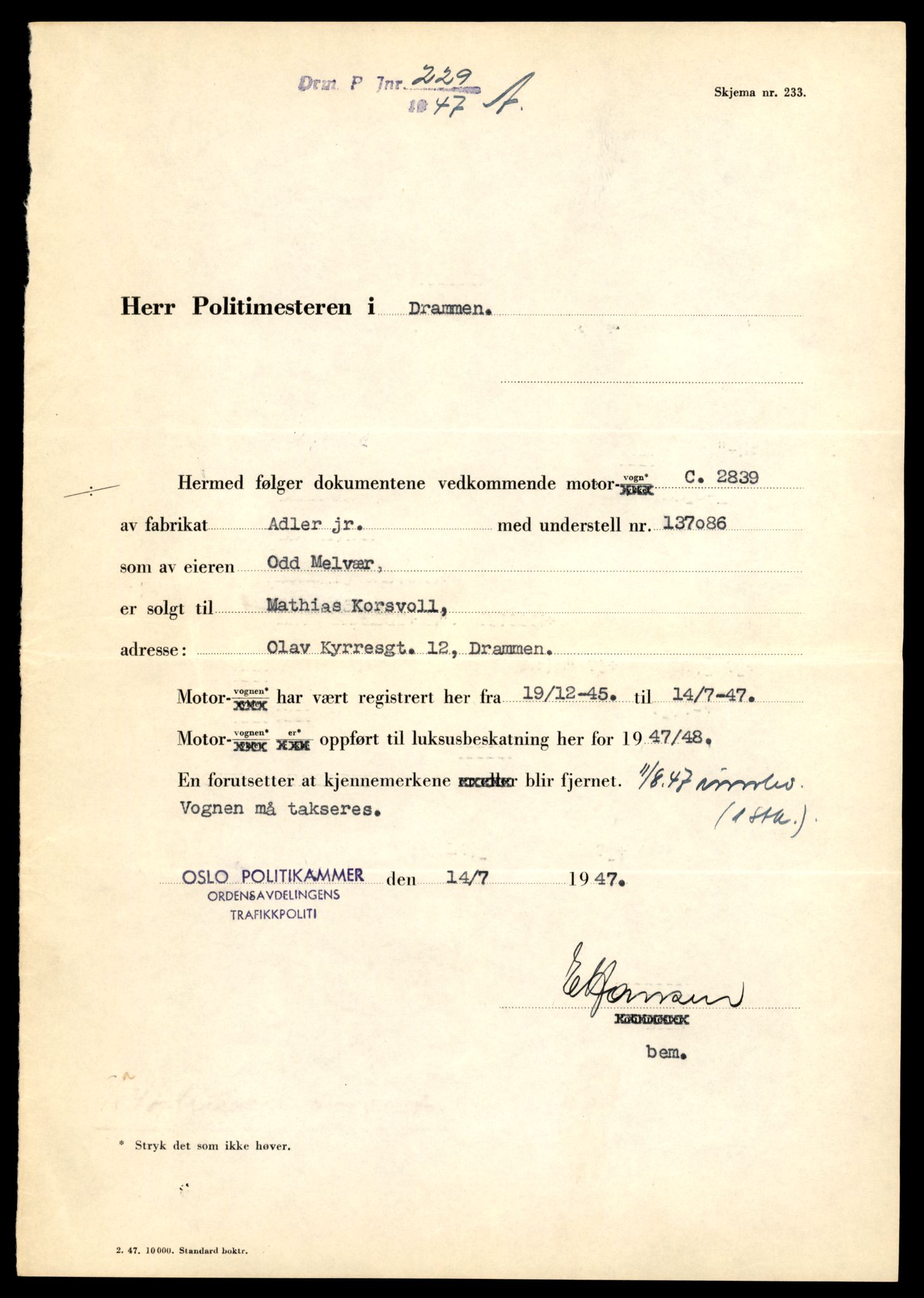 Møre og Romsdal vegkontor - Ålesund trafikkstasjon, AV/SAT-A-4099/F/Fe/L0022: Registreringskort for kjøretøy T 10584 - T 10694, 1927-1998, p. 1269