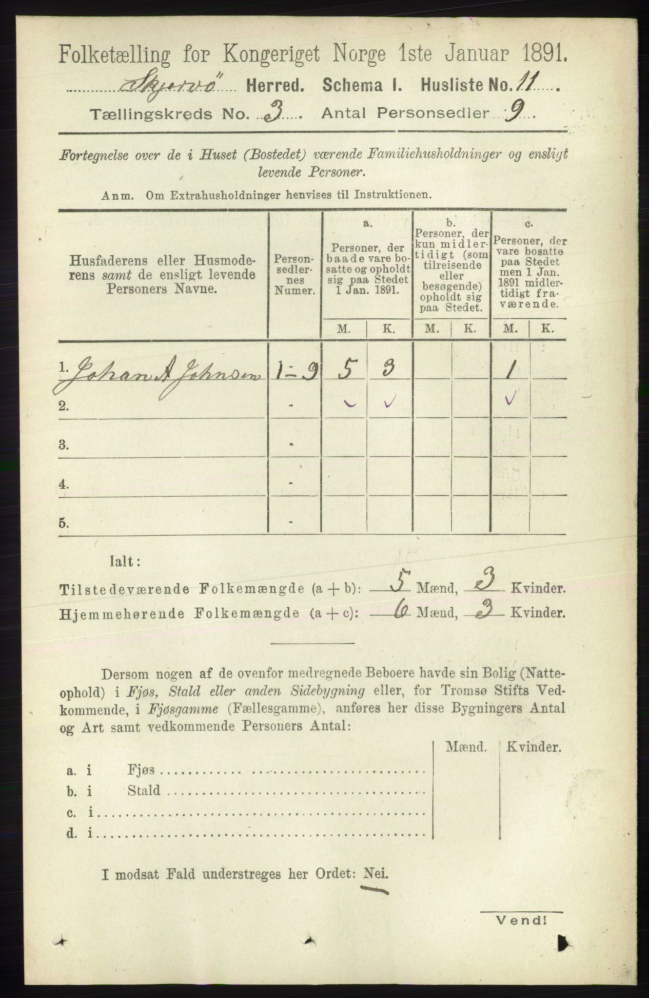 RA, 1891 census for 1941 Skjervøy, 1891, p. 1803