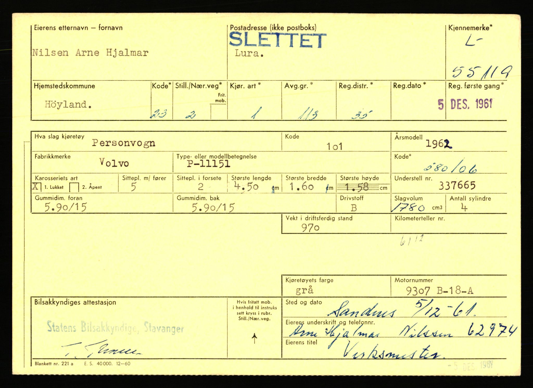 Stavanger trafikkstasjon, AV/SAST-A-101942/0/F/L0054: L-54200 - L-55699, 1930-1971, p. 1891