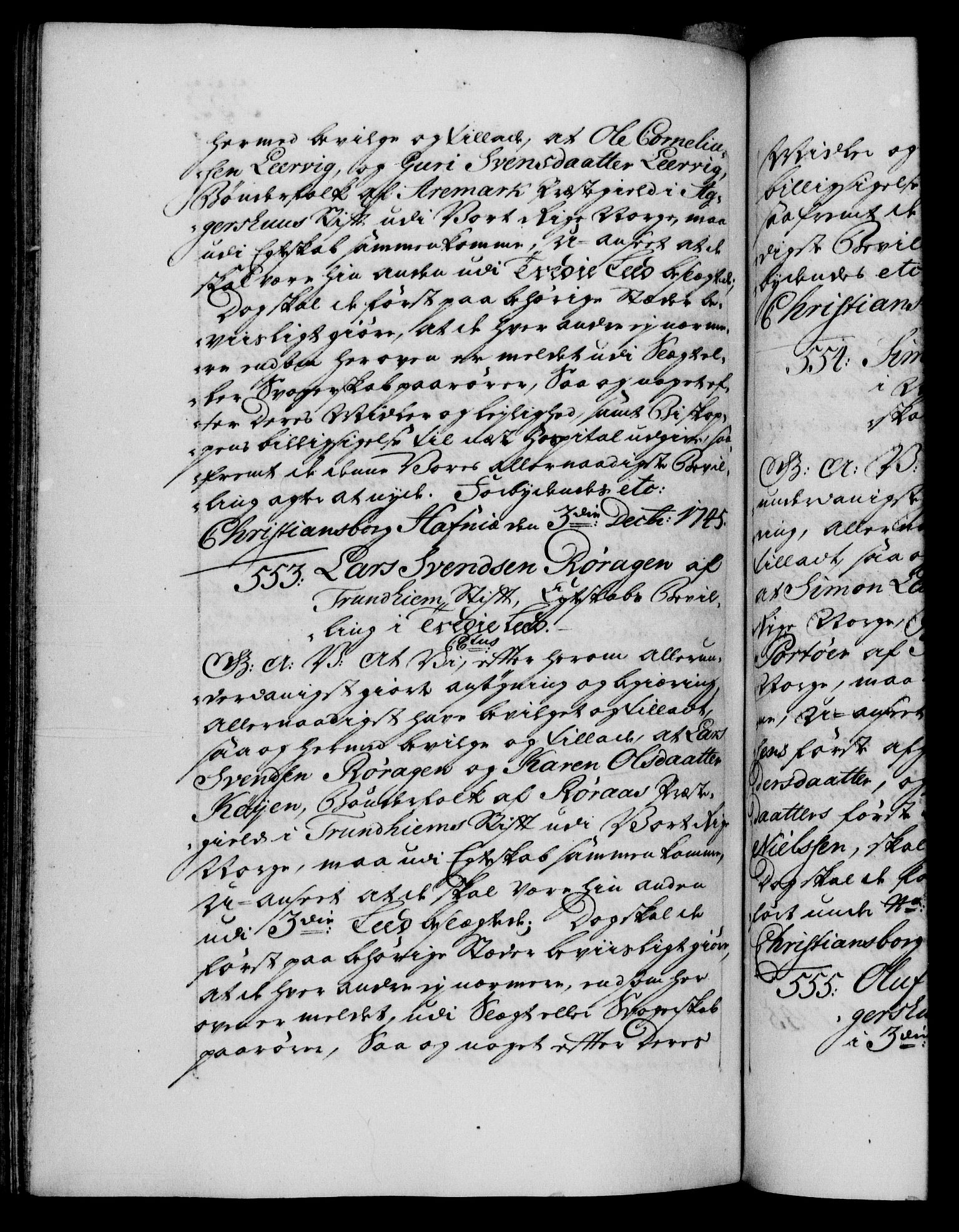 Danske Kanselli 1572-1799, AV/RA-EA-3023/F/Fc/Fca/Fcaa/L0034: Norske registre, 1745-1746, p. 333b