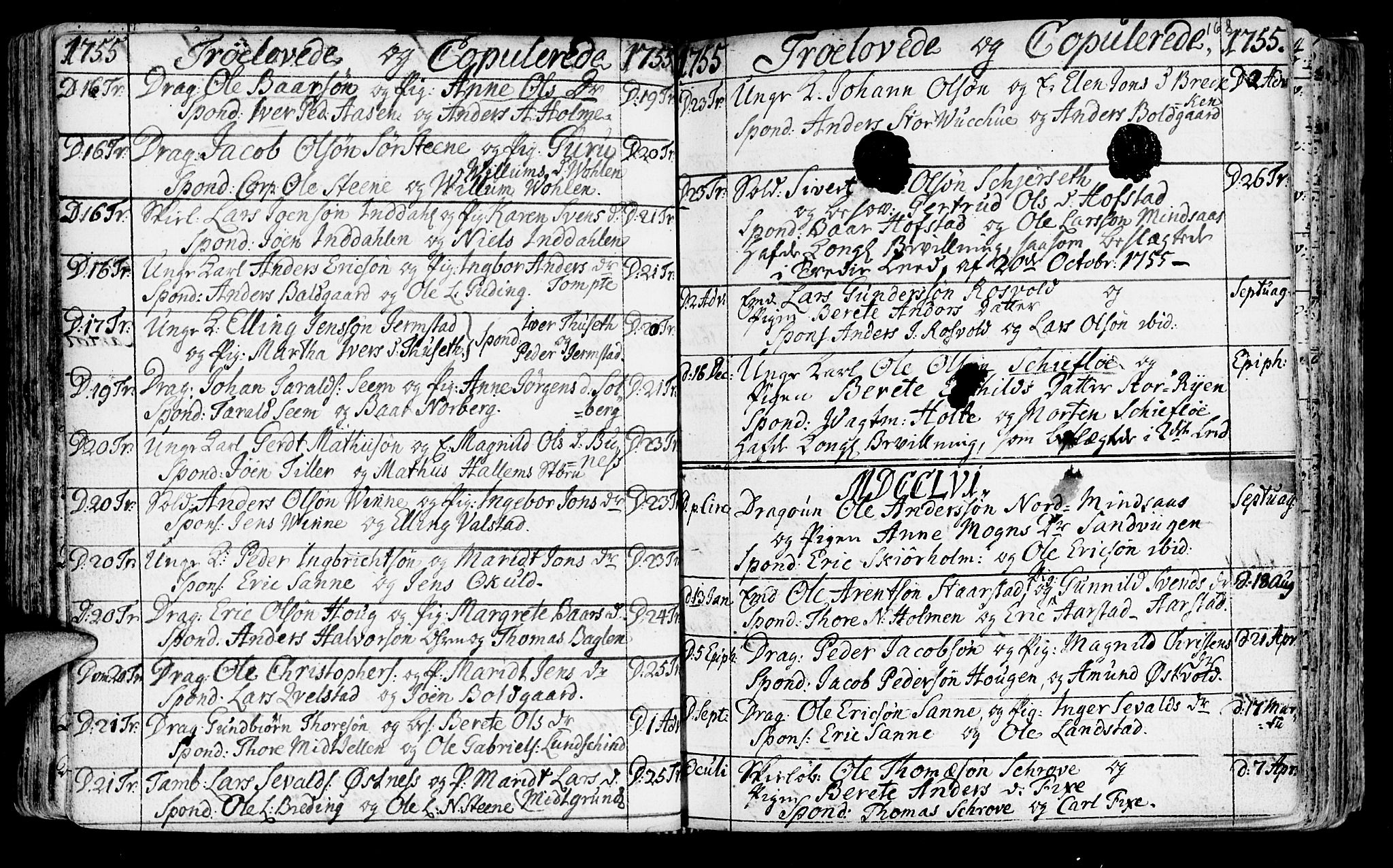 Ministerialprotokoller, klokkerbøker og fødselsregistre - Nord-Trøndelag, SAT/A-1458/723/L0231: Parish register (official) no. 723A02, 1748-1780, p. 168
