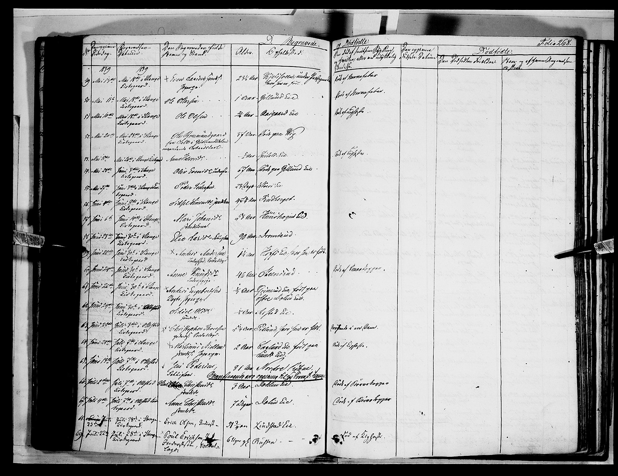 Stange prestekontor, AV/SAH-PREST-002/K/L0010: Parish register (official) no. 10, 1835-1845, p. 268