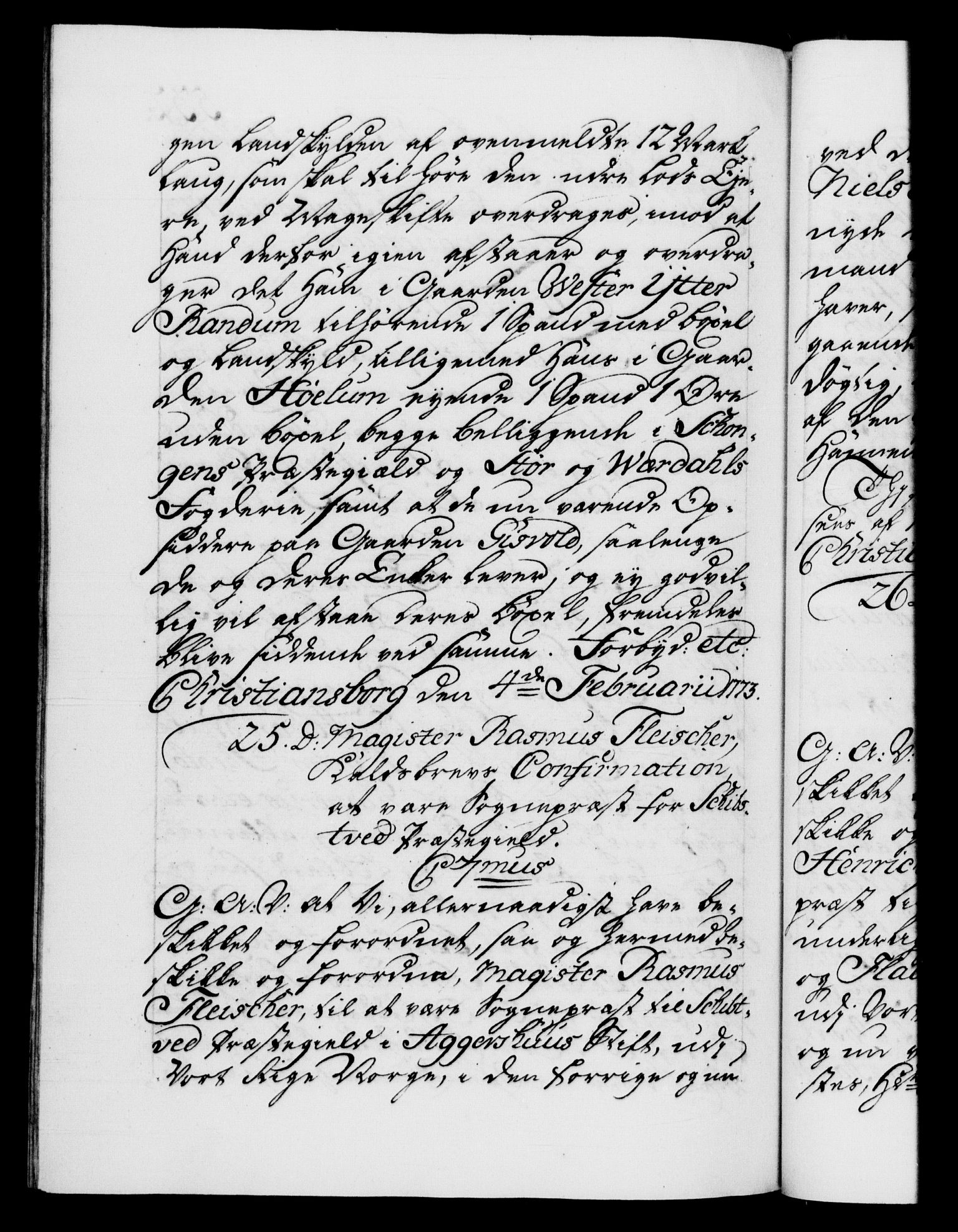 Danske Kanselli 1572-1799, RA/EA-3023/F/Fc/Fca/Fcaa/L0045: Norske registre "Norske eller 3. dept.s åpne brev, 1771-1773, p. 532b