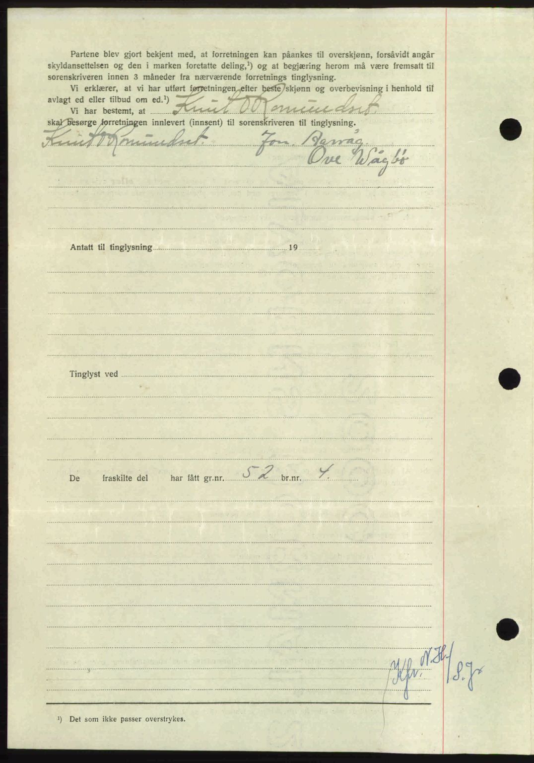 Nordmøre sorenskriveri, AV/SAT-A-4132/1/2/2Ca: Mortgage book no. A107, 1947-1948, Diary no: : 755/1948