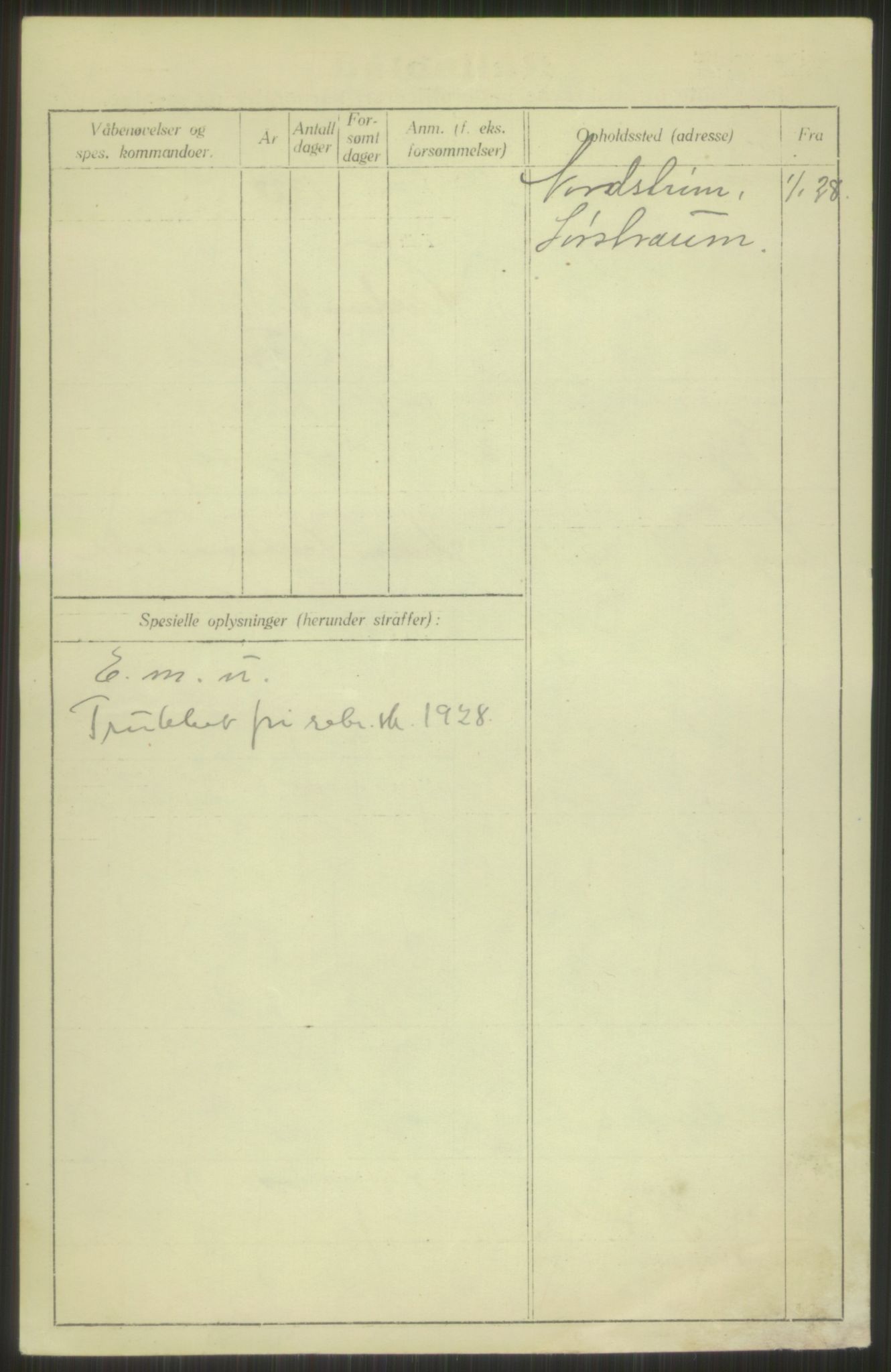 Forsvaret, Troms infanteriregiment nr. 16, AV/RA-RAFA-3146/P/Pa/L0013/0003: Rulleblad / Rulleblad for regimentets menige mannskaper, årsklasse 1928, 1928, p. 80