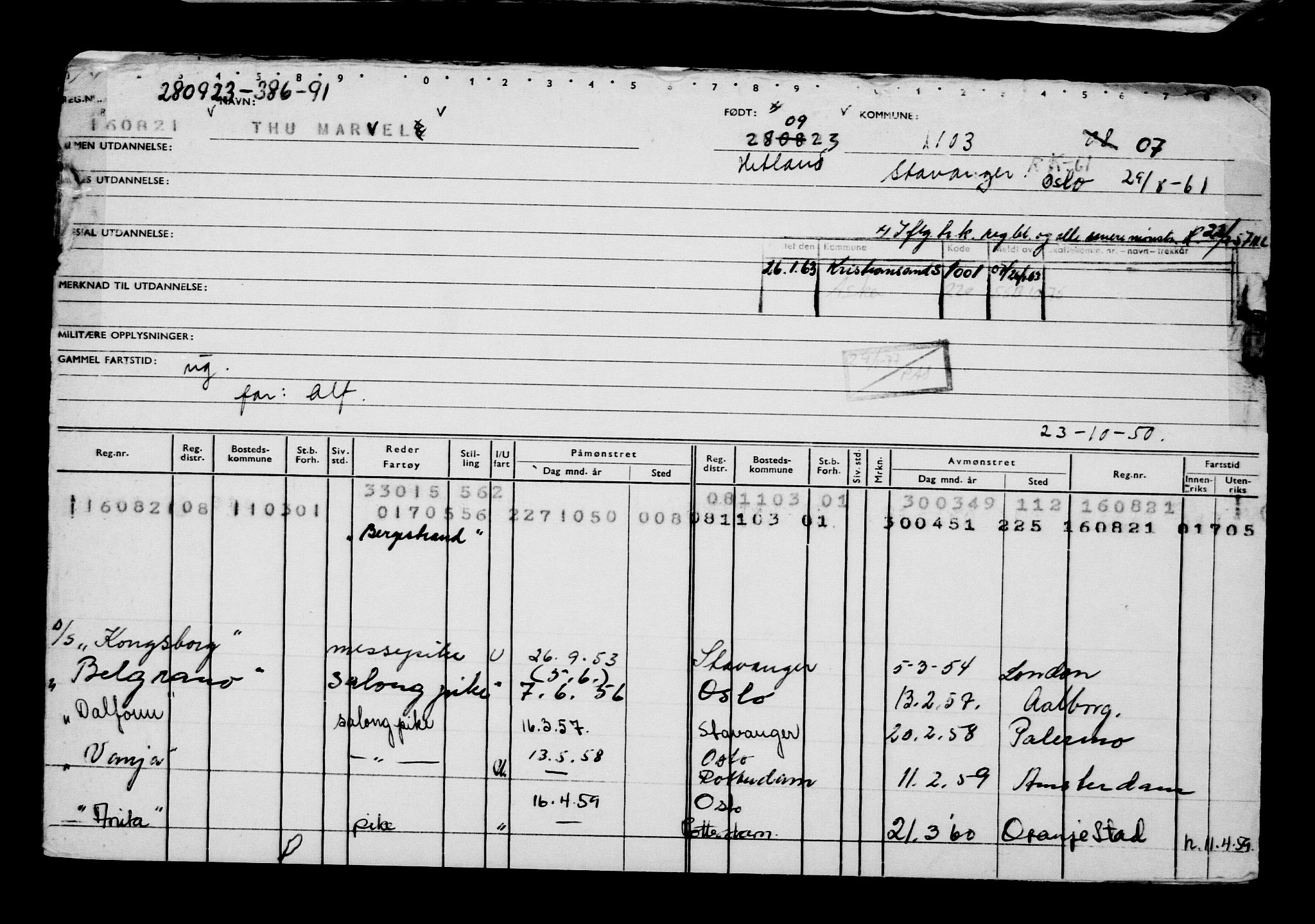 Direktoratet for sjømenn, AV/RA-S-3545/G/Gb/L0223: Hovedkort, 1923, p. 428