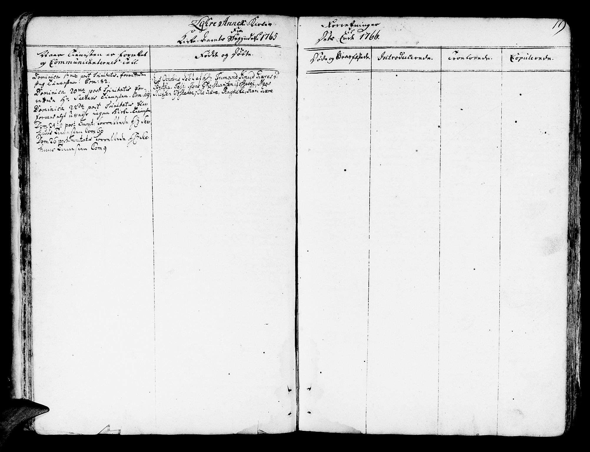 Lindås Sokneprestembete, AV/SAB-A-76701/H/Haa/Haaa/L0004: Parish register (official) no. A 4, 1764-1791, p. 19