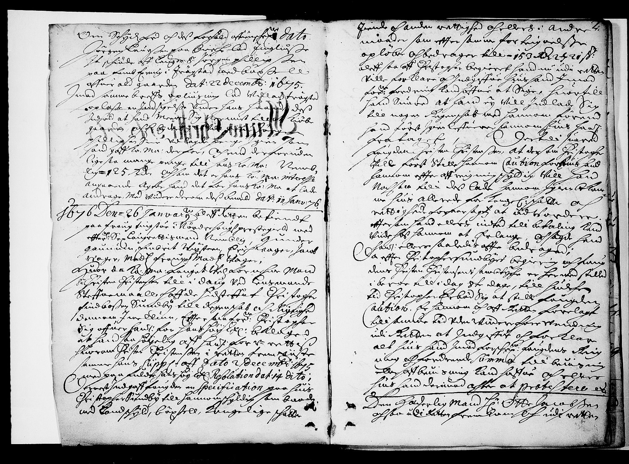 Ringerike og Hallingdal sorenskriveri, SAKO/A-81/F/Fa/Faa/L0012: Tingbok, 1676-1677, p. 2