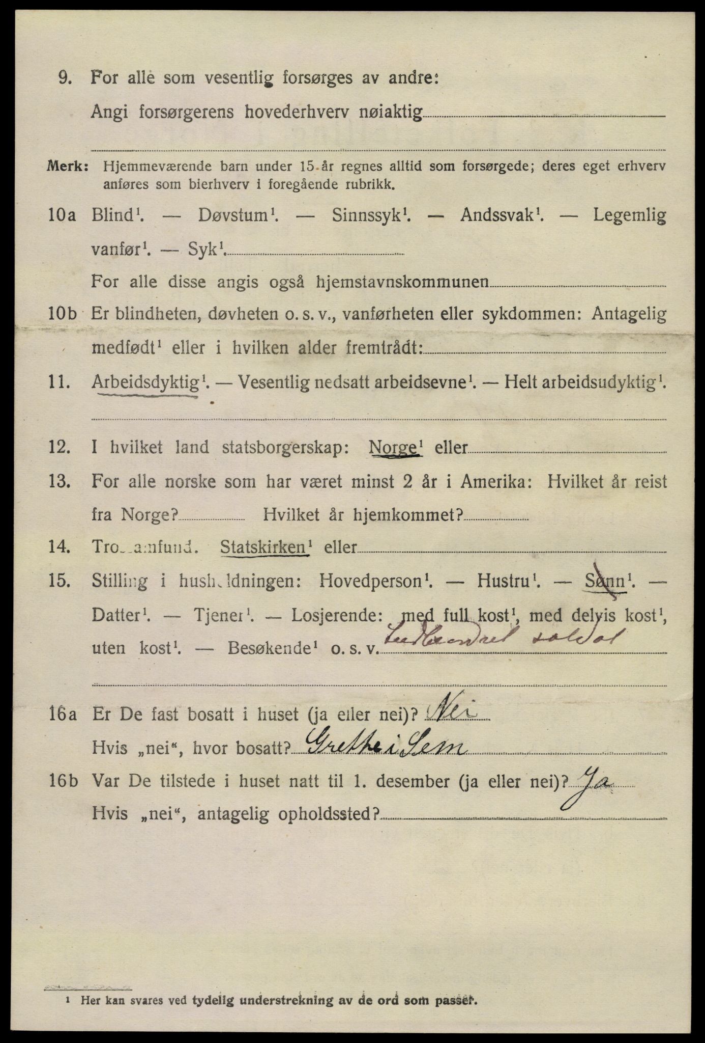 SAKO, 1920 census for Nøtterøy, 1920, p. 14708