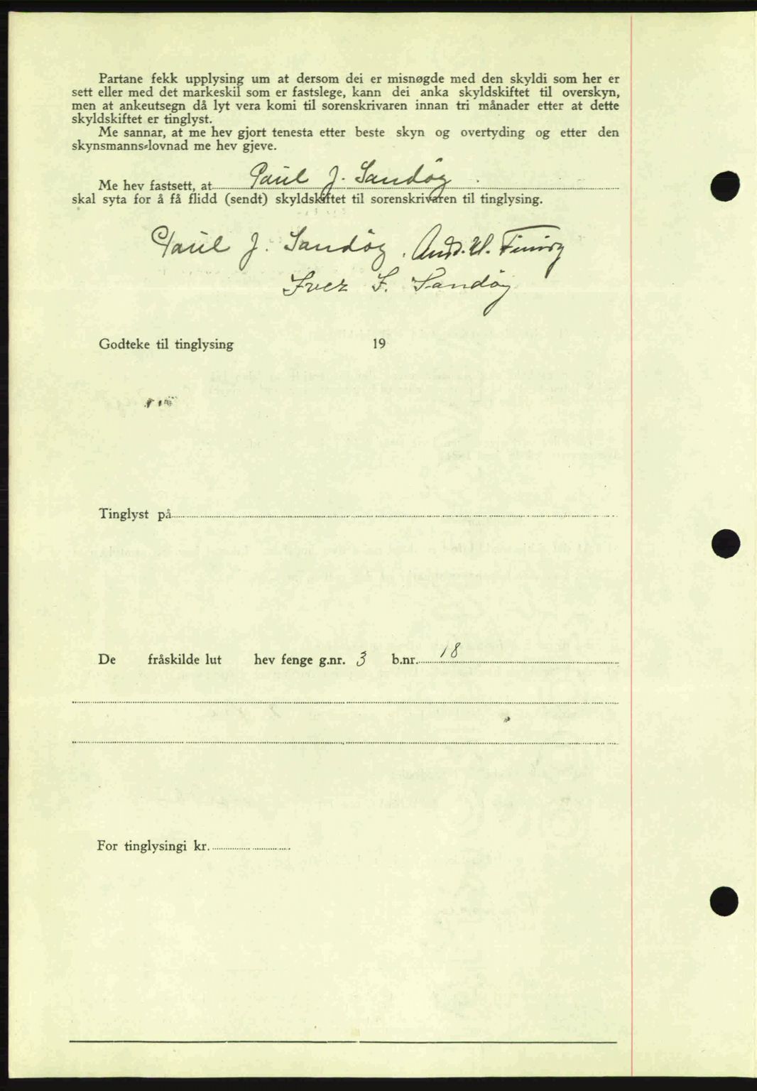 Romsdal sorenskriveri, AV/SAT-A-4149/1/2/2C: Mortgage book no. A7, 1939-1939, Diary no: : 1204/1939