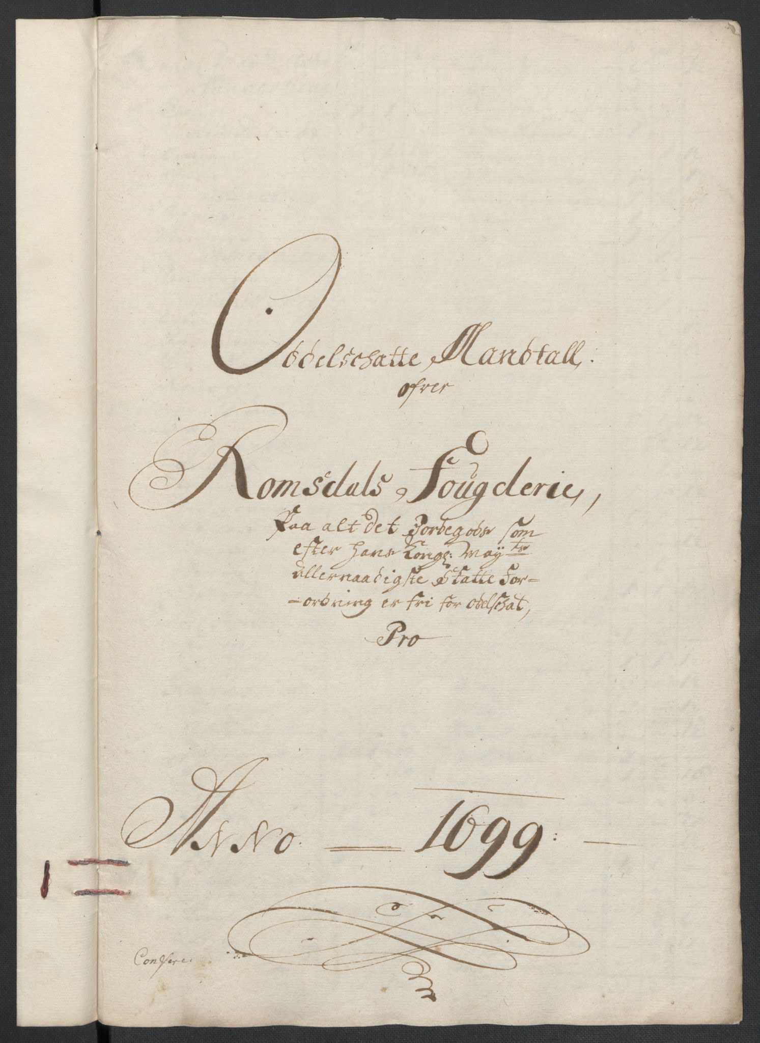 Rentekammeret inntil 1814, Reviderte regnskaper, Fogderegnskap, AV/RA-EA-4092/R55/L3654: Fogderegnskap Romsdal, 1699-1700, p. 144